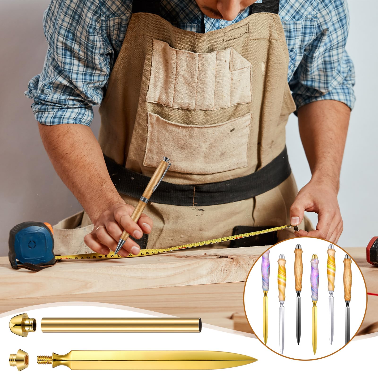 Wood Turning Letter Opener Kits - 9 Designs -4