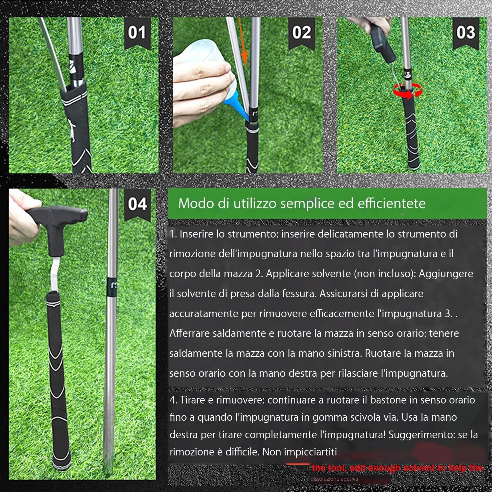 Golf Club Grip Removal Tool - V- Golf Grip Remover, Golf Grip Removal Tool, V- Grip Remover Saver Tool, Golf Grip Remover Saver Tool 15inch for Golf Grip