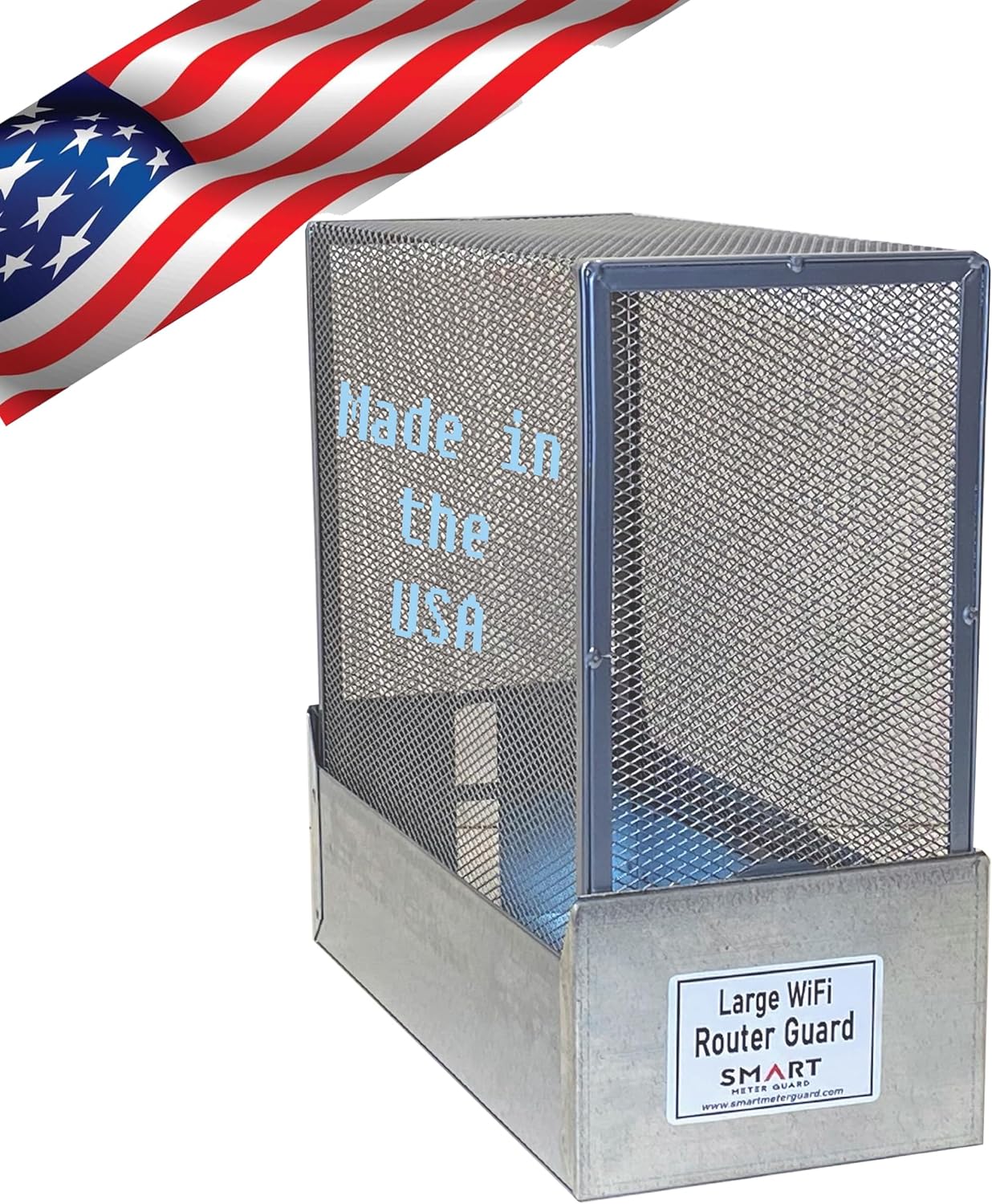 Large WiFi Router Guard Cover (Made in The US!) Blocks About 90% of The EMF Your Router emits so You can Still use The Router While reducoing EMF Exposure Large WiFi Router Guard Cover (Made in The US!) Blocks About 90% of The EMF Your Router emits so You can Still use The Router While reducoing EMF Exposure