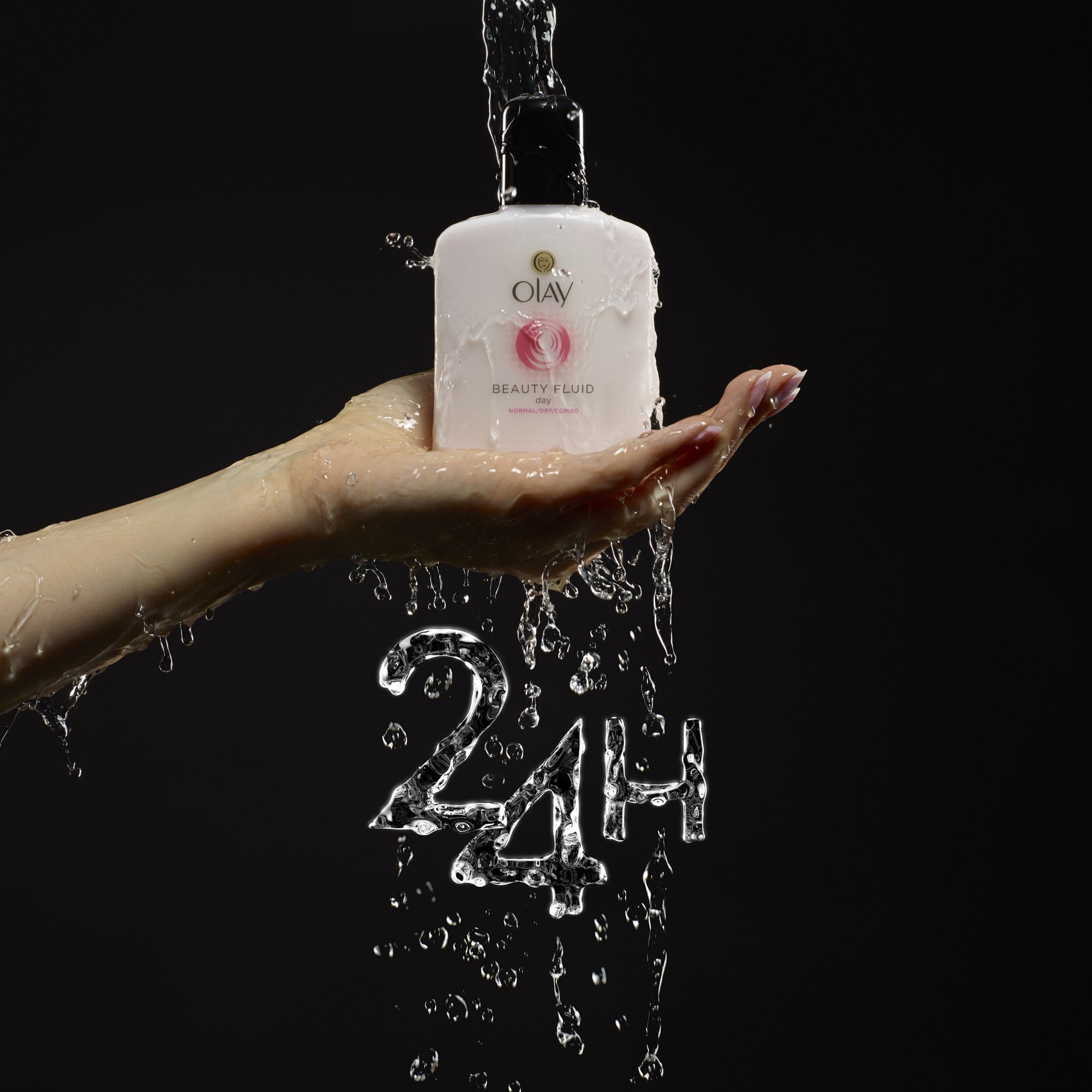 Olay Beauty Fluid Nawilżanie twarzy i ciała, 200 ml, opakowanie 6