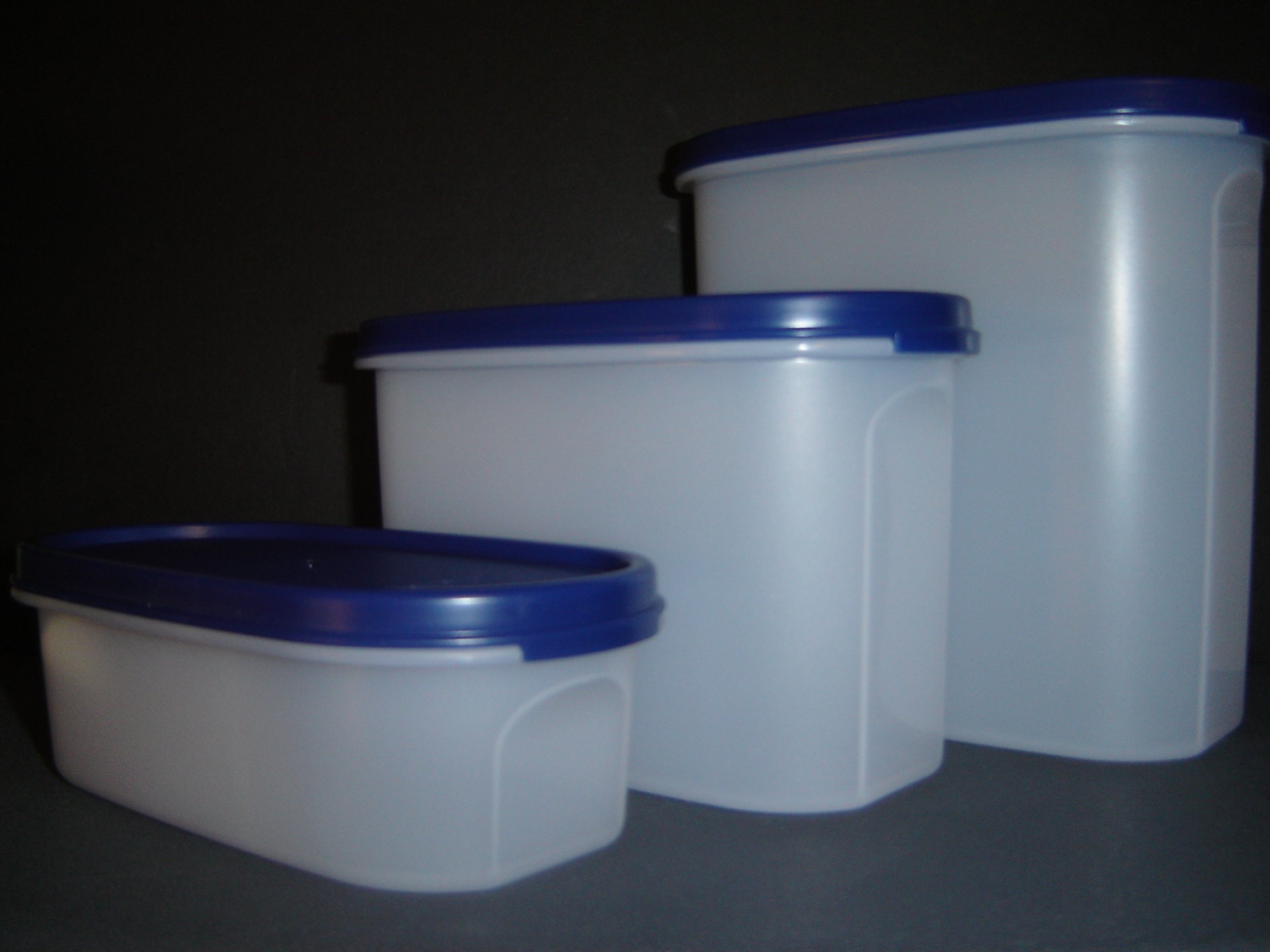 TupperwareModular Mates 1,2 & 3 Oval 3 Pc. Set