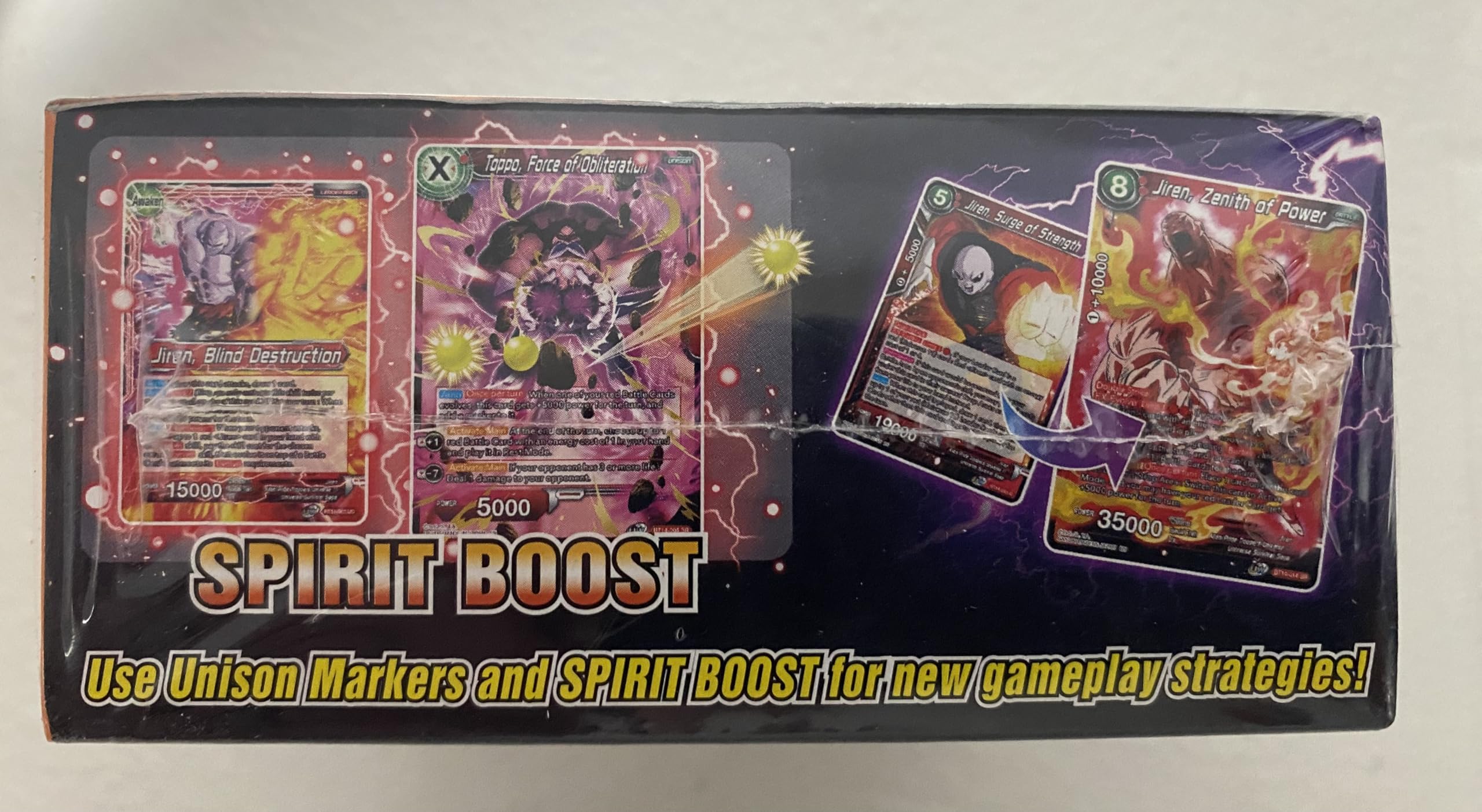 Amazon.com: Dragonball Z Cross Spirits Unison Warrior Series Factory Sealed  Brand New Unopened Booster Box. 24 packs. 12 cards per pack. Dragon Ball US  Version DBZ