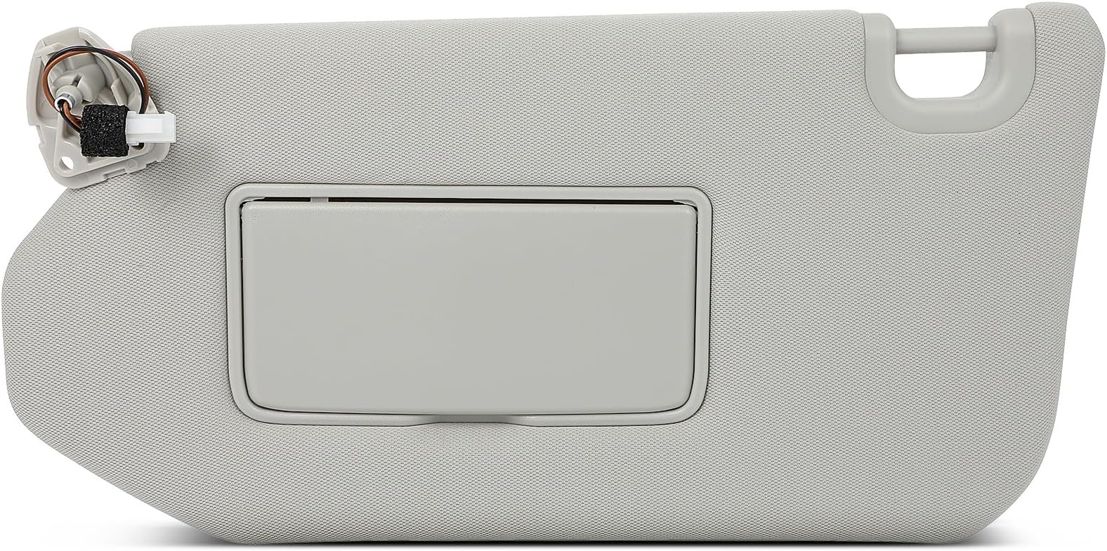 Grey Left Driver Side Sun Visor Assembly fit for Nissan Pathfinder 2013-2018, for Infiniti QX60 2014-2017, for Infiniti JX35 2013 with Sunroof 96401-9PB0A