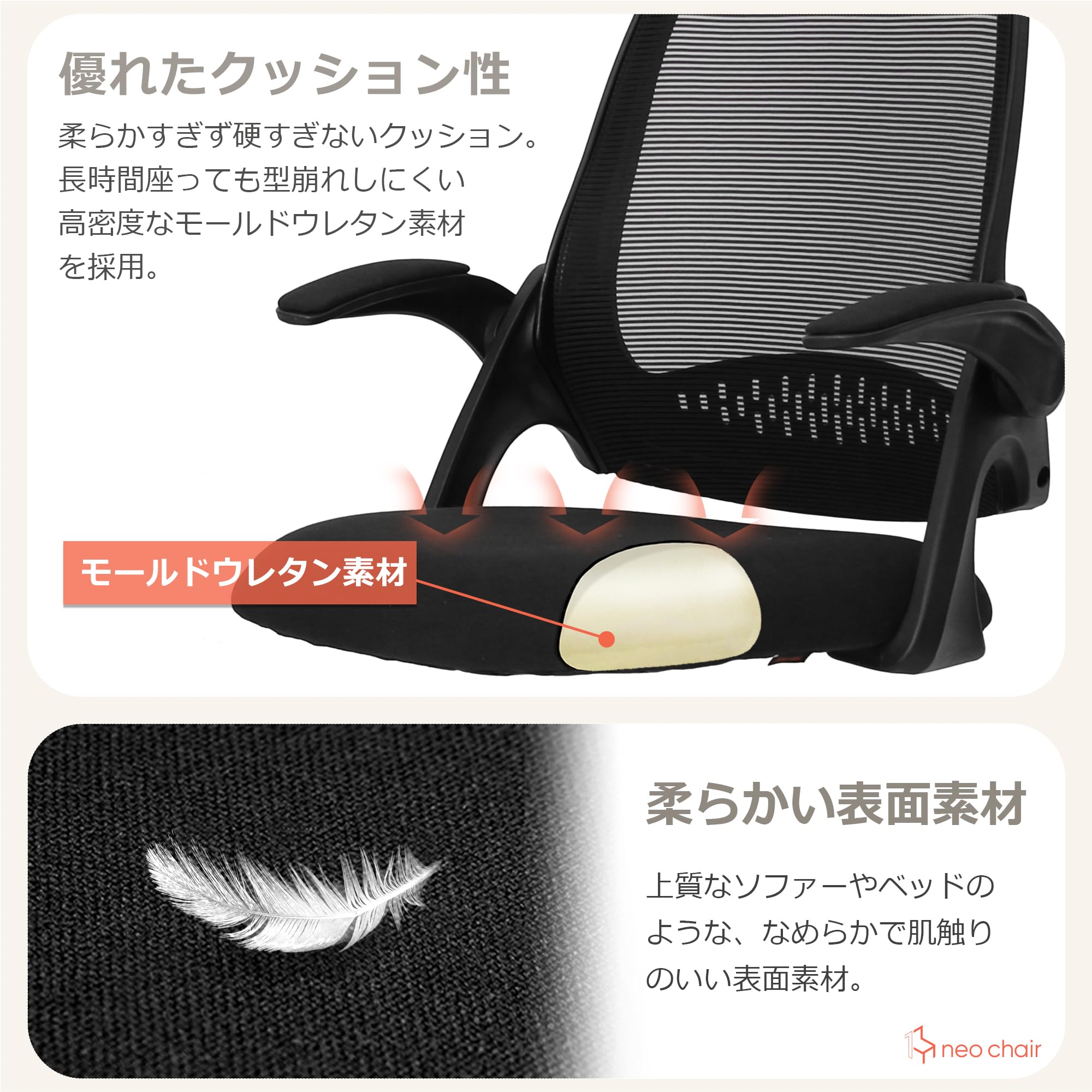 Amazon.co.jp: 新生活準備応援 NEOCHAIR オフィスチェア デスク