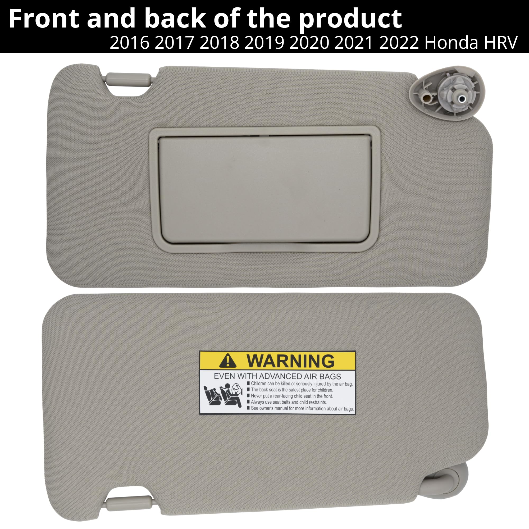 Amazon.com: Sun Visor Fit Honda HRV 2016-2022 Driver & Passenger