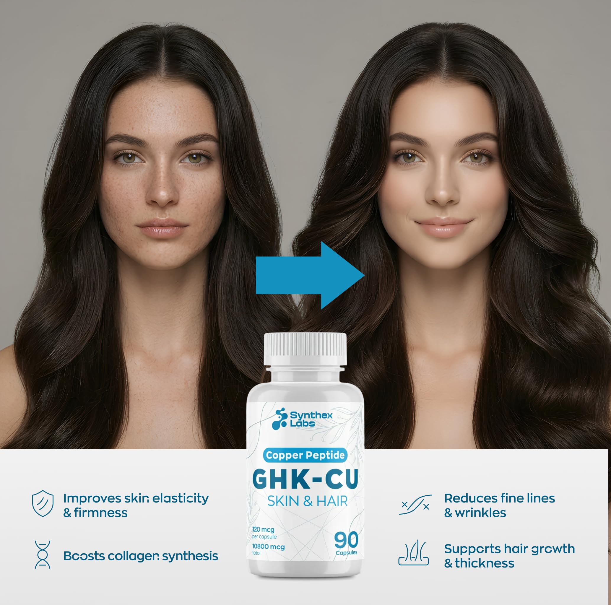 ghk-cu supplements for hair growth and density Peptide: Regrowth Thinning & Alopecia GHK-Cu Copper Peptide Hair &