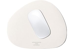 Vanilla Cream Non-Slip Mouse Pad for Optimal Mousing