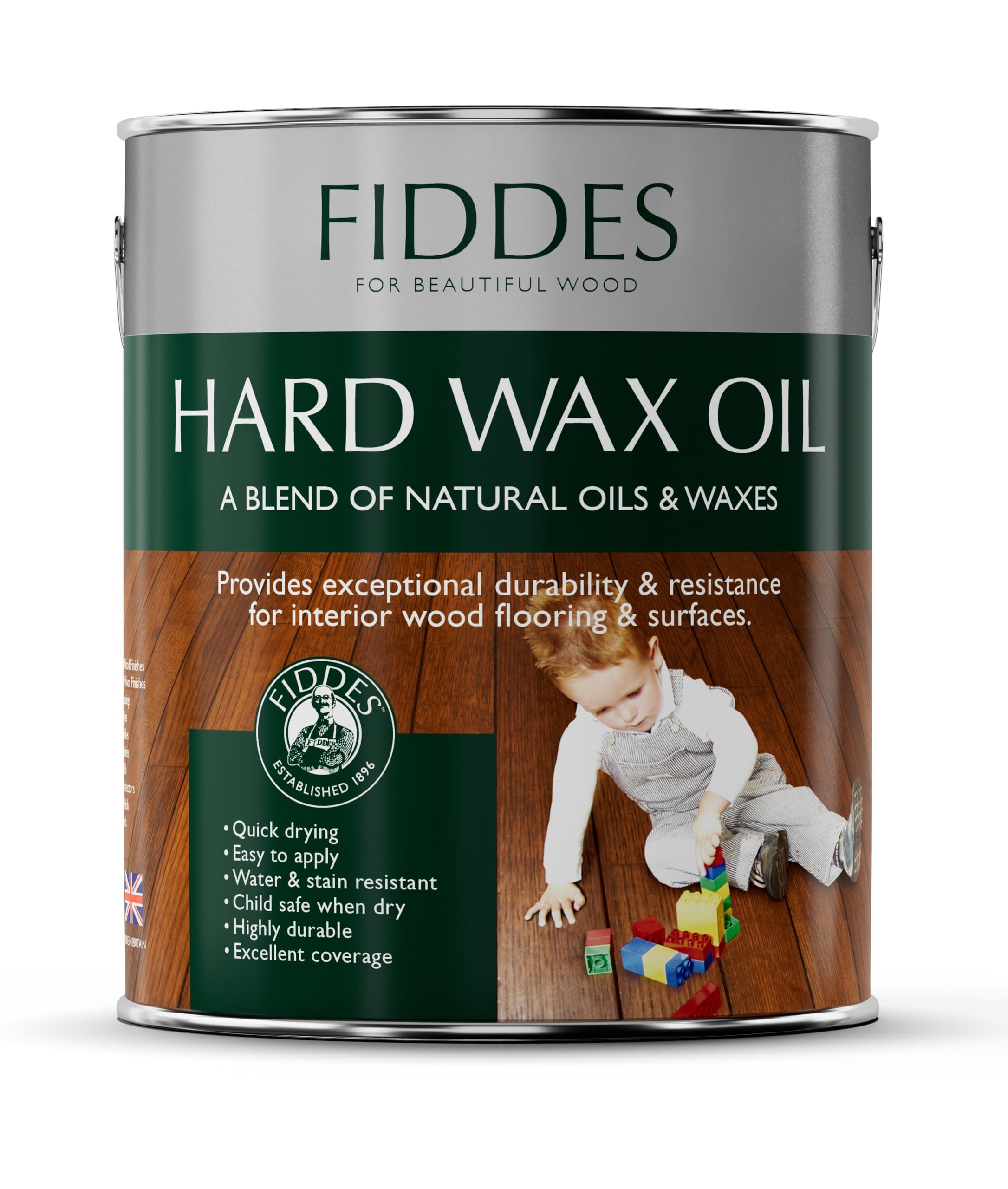 Fiddes American Satin Finish Hard Wax Oil 2.5 Litre,