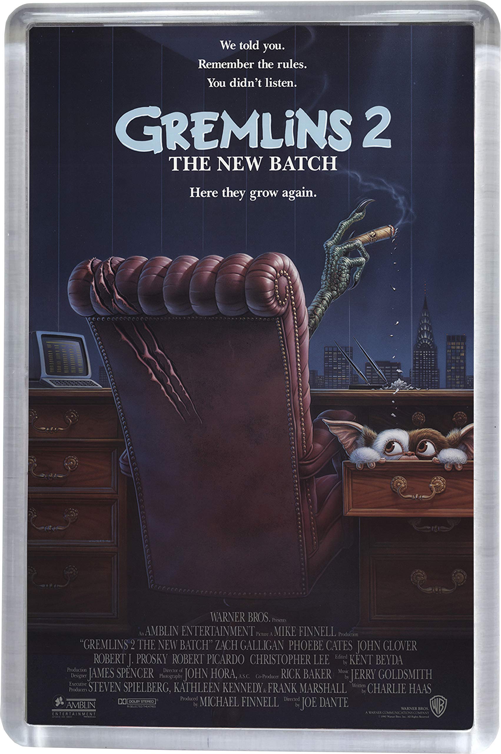 Gremlins 2 Classic Movie Poster Fridge Magnet 5 x 7.5 cm