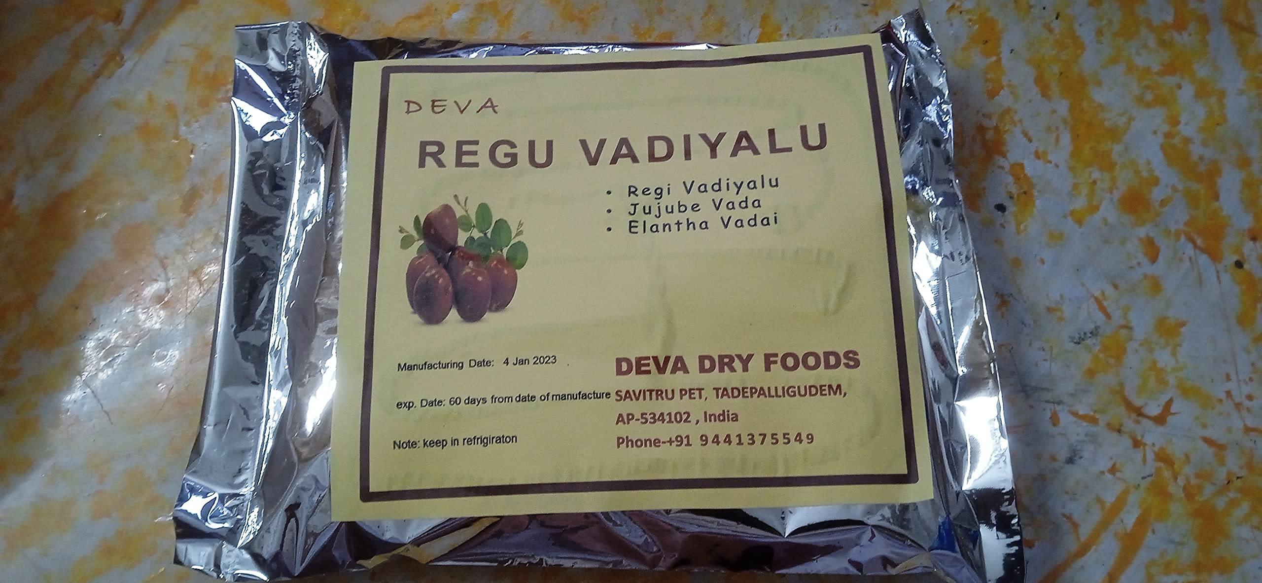 Sree Devaa Regi Vadiyalu-Regi Vada-Elantha Vadai- Elantha Jujube Vadai (1000 grams)