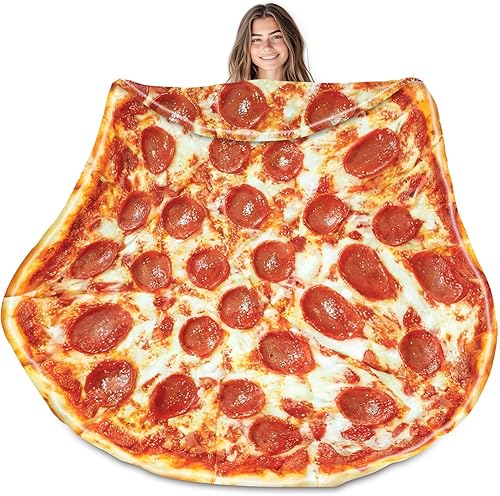 Colorful Star Manta de tortilla ultra realista, divertida manta de pizza para adultos niños y bebés, mascotas manta de taco de franela para cama,