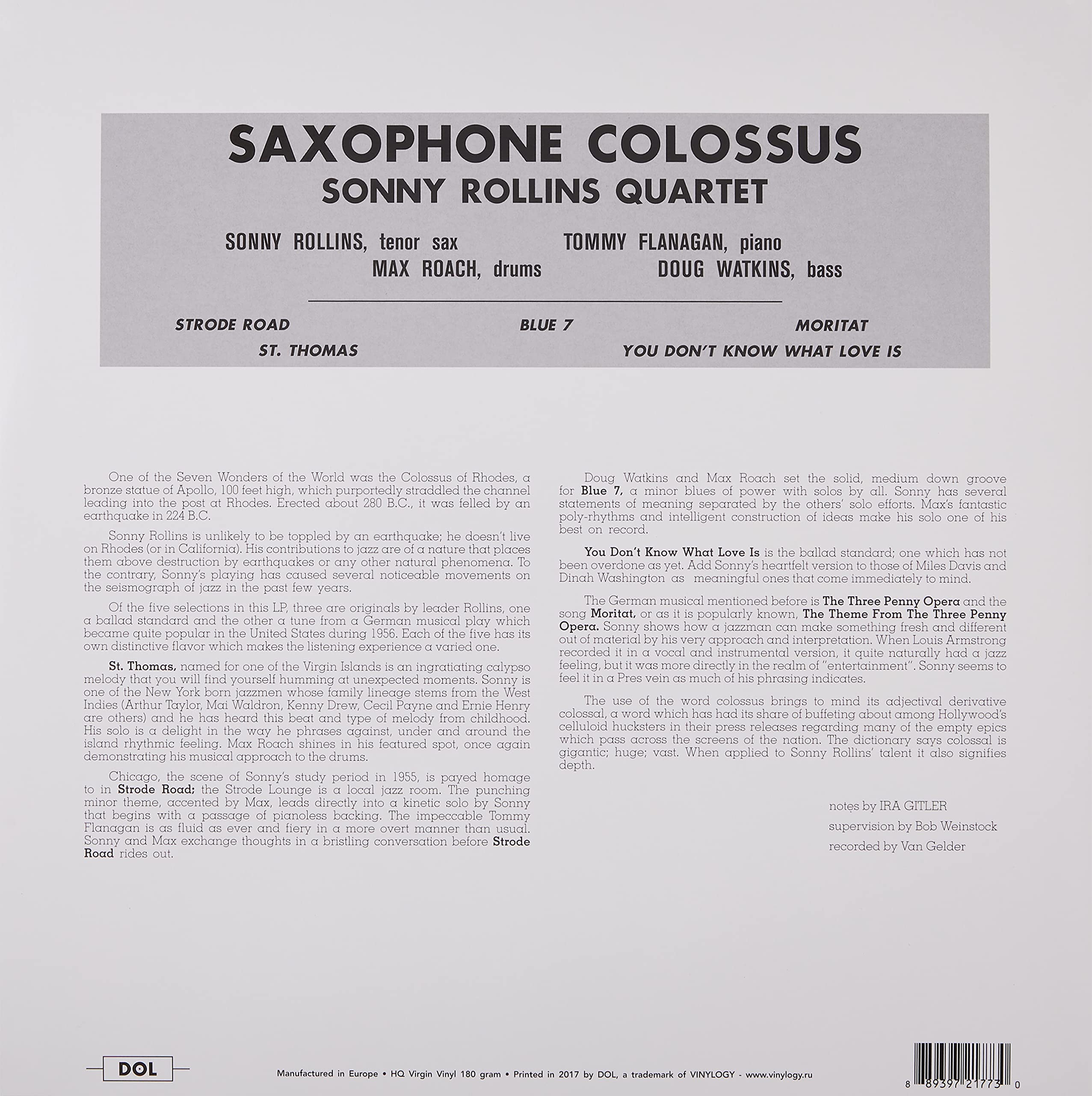 Saxophone Colossus