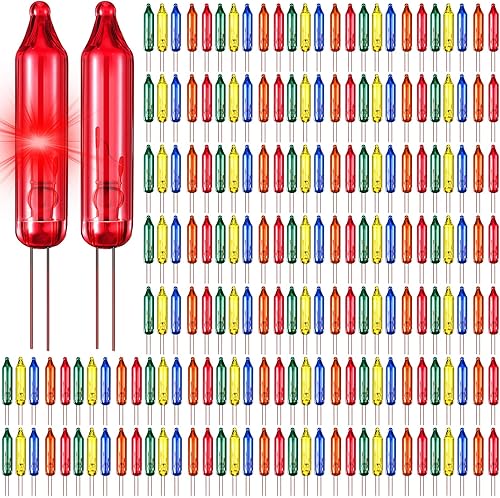 Miniatura 8 de Roowest 1600 mini bombillas de repuesto de 2.5 voltios para árbol de Navidad, iluminación de temporada para decoración al aire libre, 0.17 amperios,