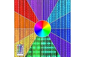 Enchant Your Space with Fairy Curtain Lights - A Symphony of Colors