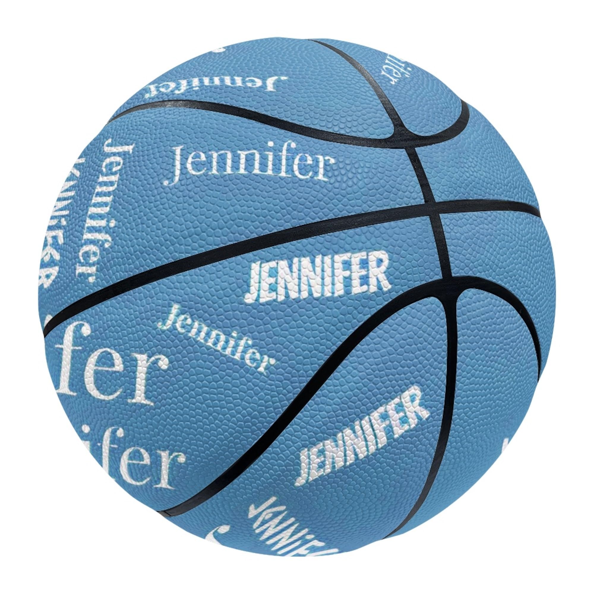 MuMiY Custom Basketball with Name, All Printed Name Personalized Sports Gift, Size 7 (29.5") / Size 5 (27.5"), Birthday Present, Team Gifts