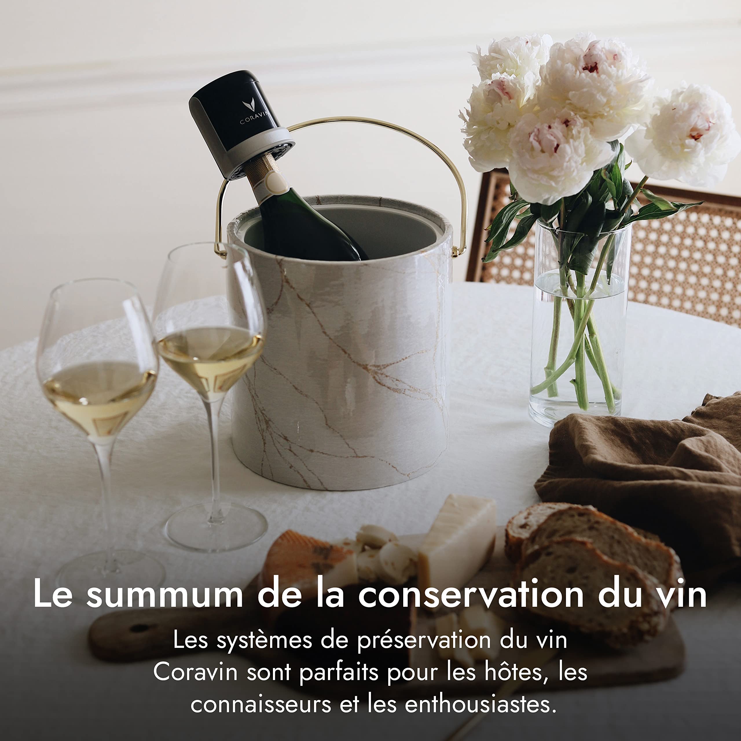Pack de 6 Capsules CO2 Coravin Pure? Sparkling Argent et Noir