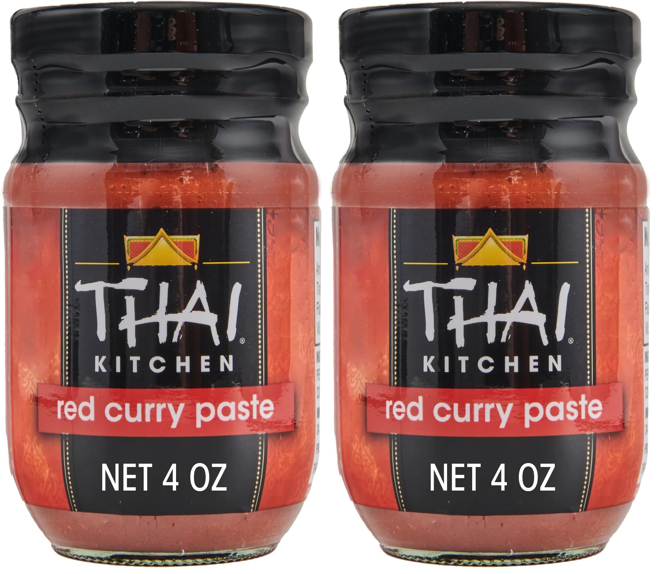 Gluten Free Red Curry Paste, 4 oz (Pack of 2)