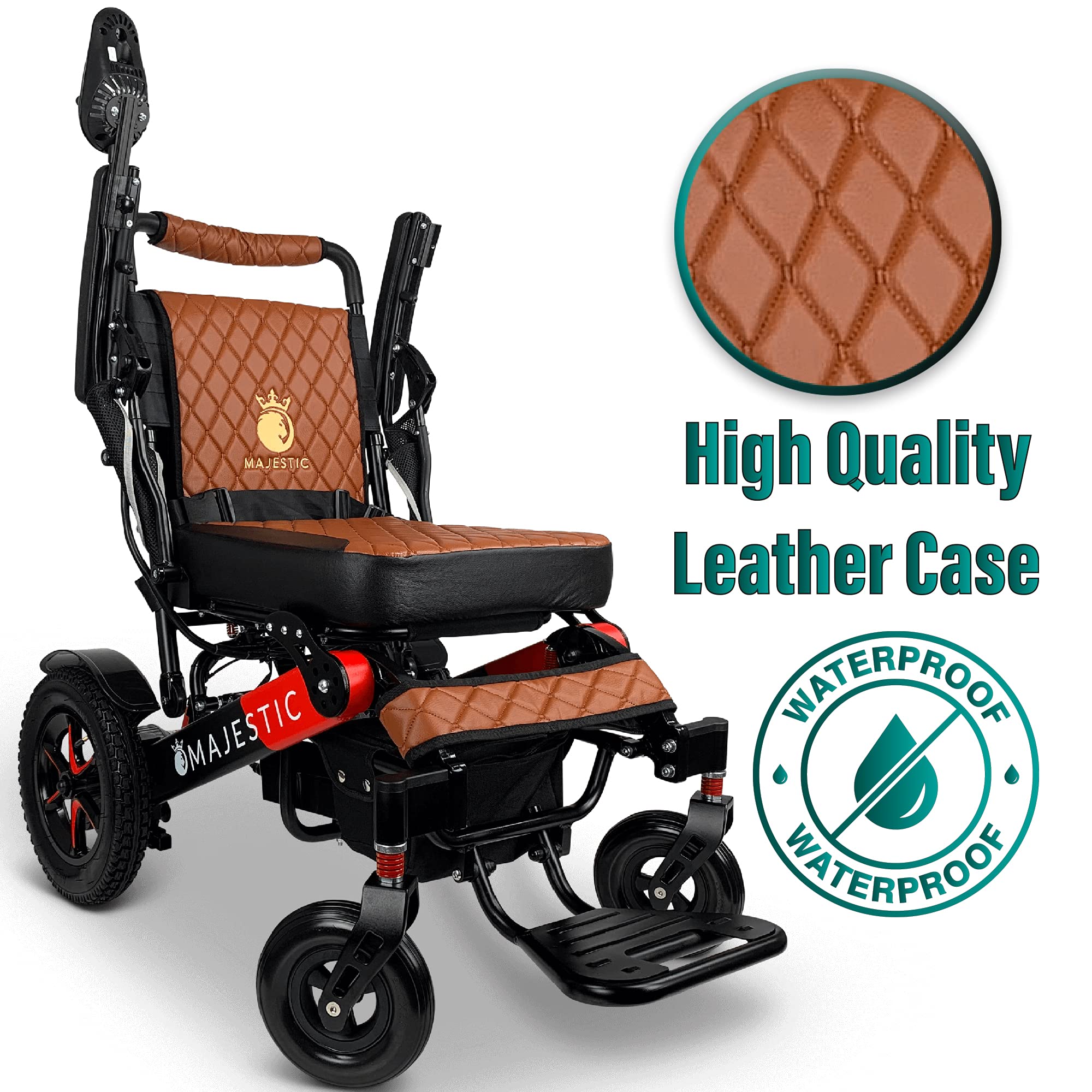 Buy MALISA Electric Wheelchair for Adults, Folding All Terrain