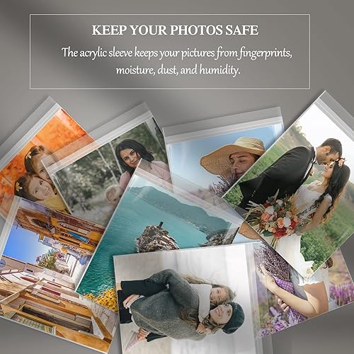 Miniatura 5 de Mat Board Center, paquete de 50 bolsas de almacenamiento de 8 12 pulgadas x 10 37 pulgadas sin ácidos, fundas transparentes para impresiones