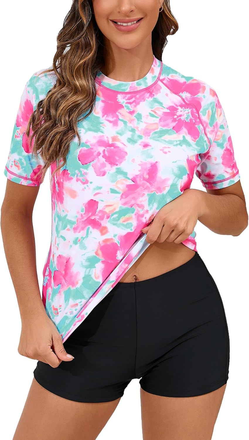 Pink Floral/ Padded Top