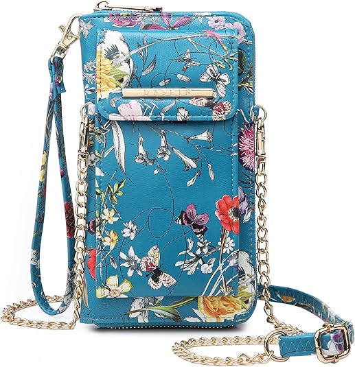Dasein Crossbody Bag Phone Purse Handbag for Women Shoulder Bag Credit Card Wristlet Wallet with Multi Pockets