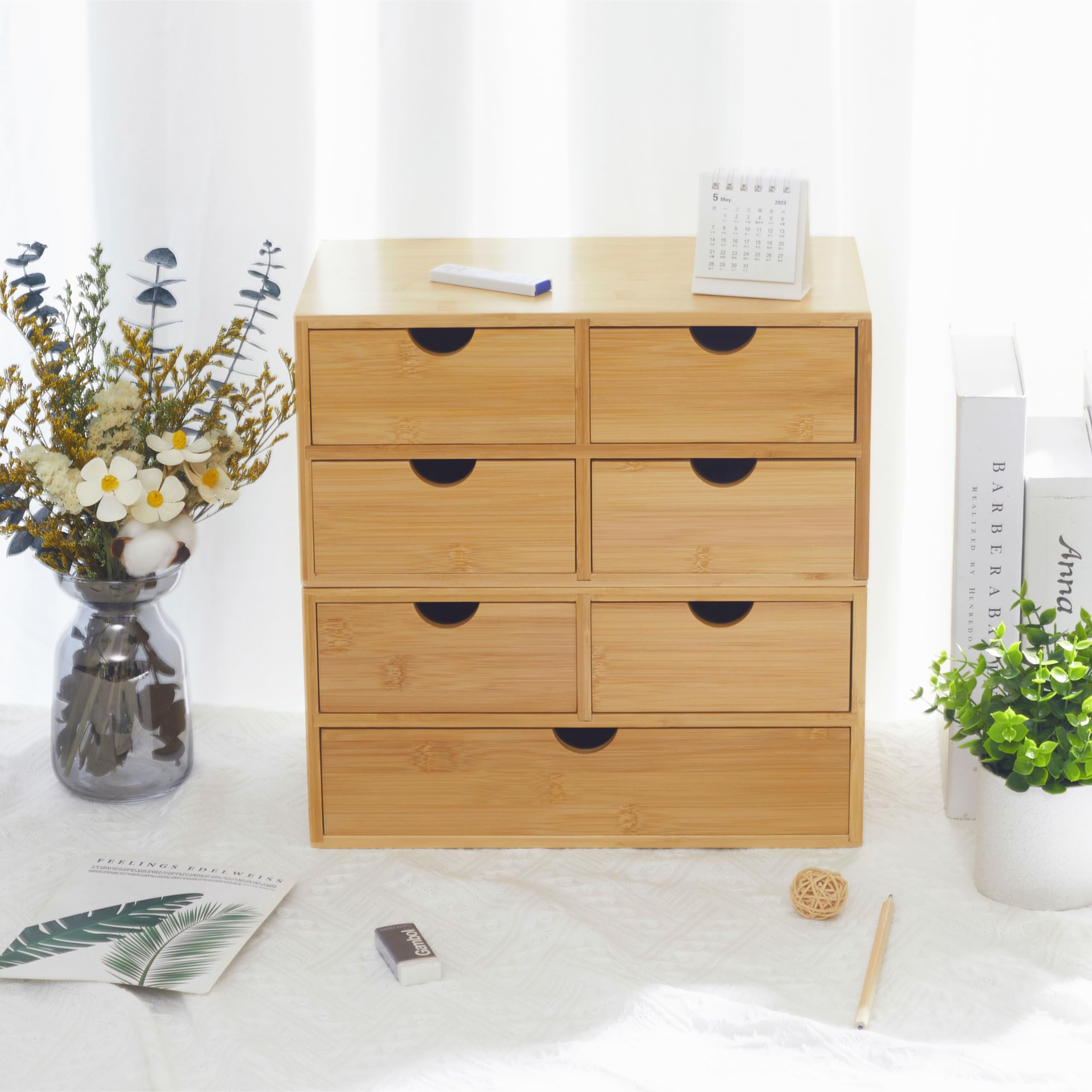 Charmewooden 3-Drawer Bamboo Organizer Gallery Image