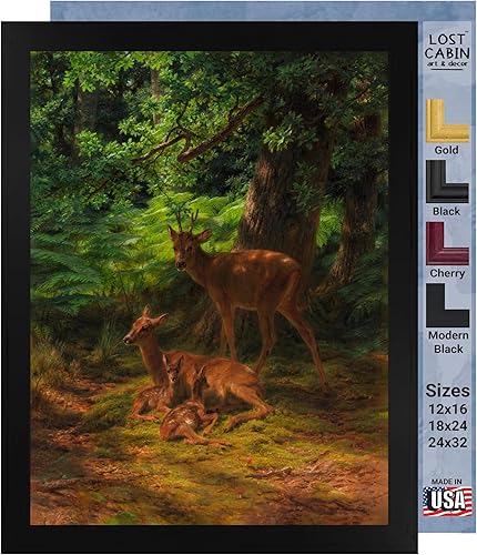 Miniatura 10 de Estudio de una vaca de la cabaña perdida por Rosa Bonheur Impresión en marco biselado negro  Reproducción de pintura de obras de arte fino  Regalo