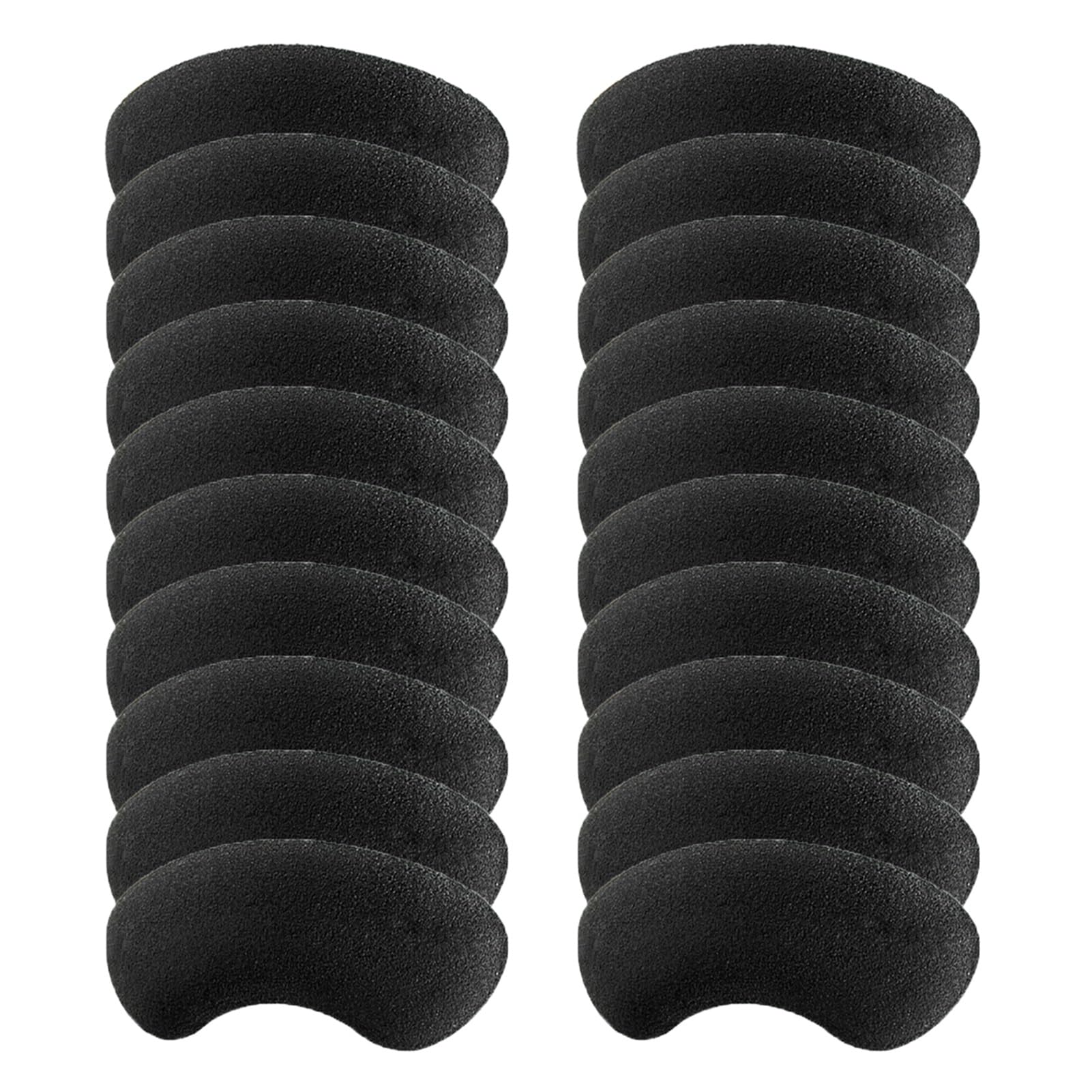 Cuscinetti Per Scarpe Inserti per cuscini di rivestimento per tallone per scarpe larghe, vestibilità e comfort migliorati, prevengono lo sfregamento del tallone, vesciche, dolore ai piedi,Nero (Color