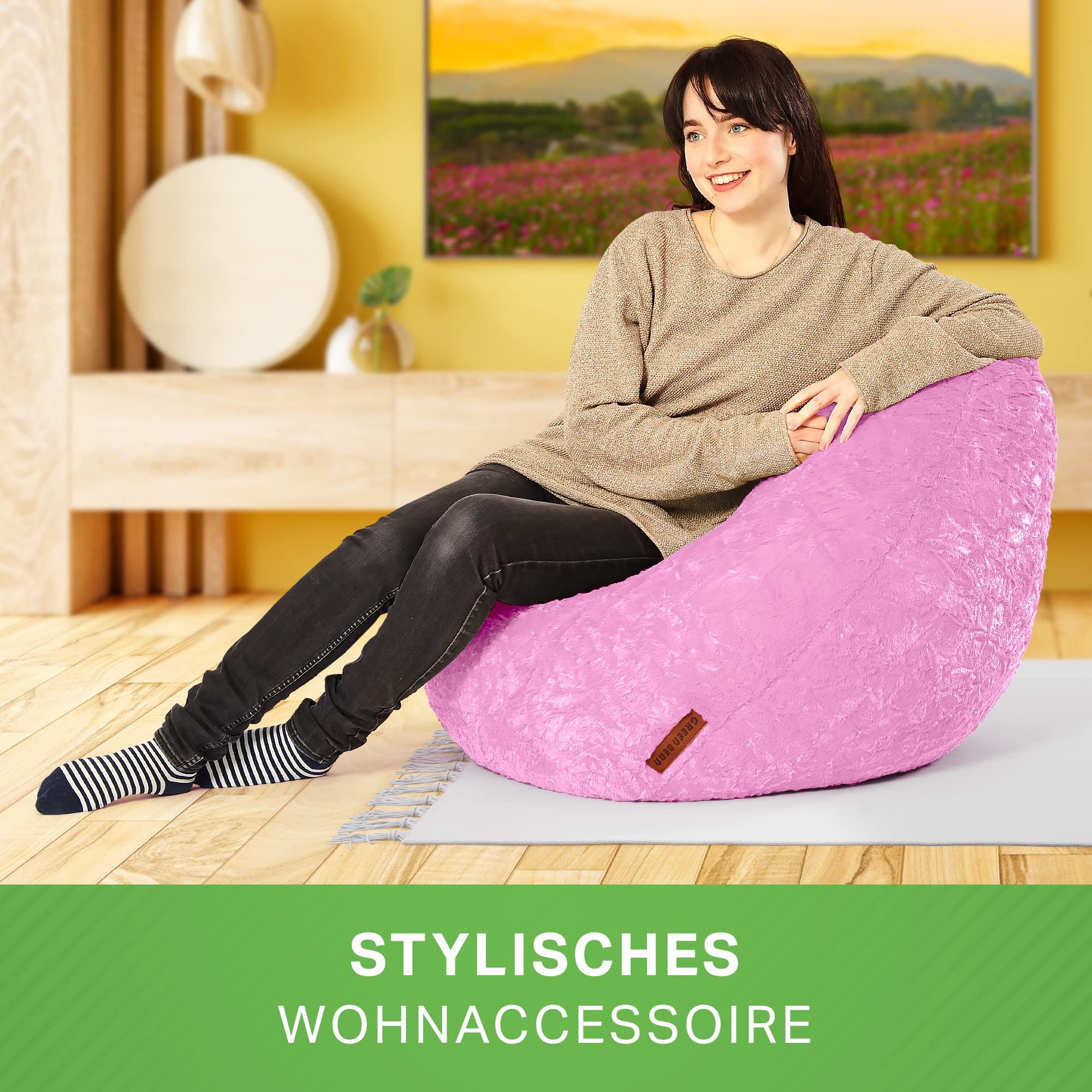 Wigiwama Big Lounger Zitzak | Pink Mousse - De Gele Flamingo