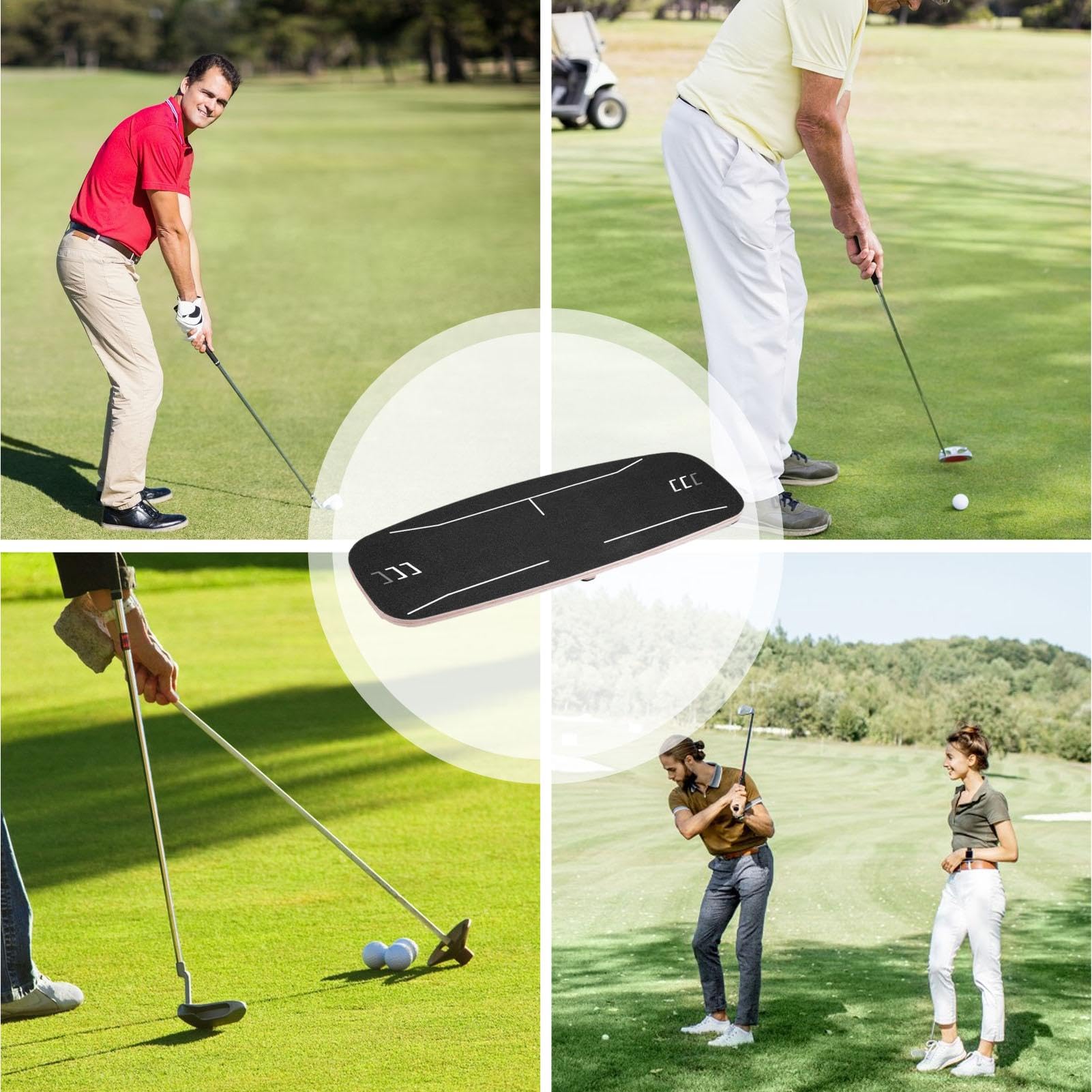 Płyta dociskowa do zmiany ciężarów golfowych, deska do balansowania golfa, deska ciśnieniowa do huśtawki golfowej, pomoc treningowa, akcesoria golfowe, poprawa równowagi i stabilizacja, sprzęt do