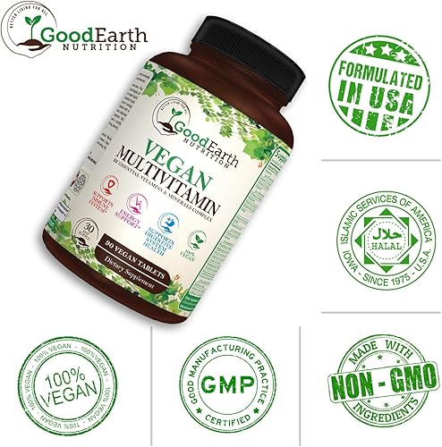 Miniatura 4 de Multivitaminas veganas para hombres y mujeres – Vitaminas A, complejo B, C, D3, zinc, magnesio, espirulina, antioxidantes, suplemento mineral