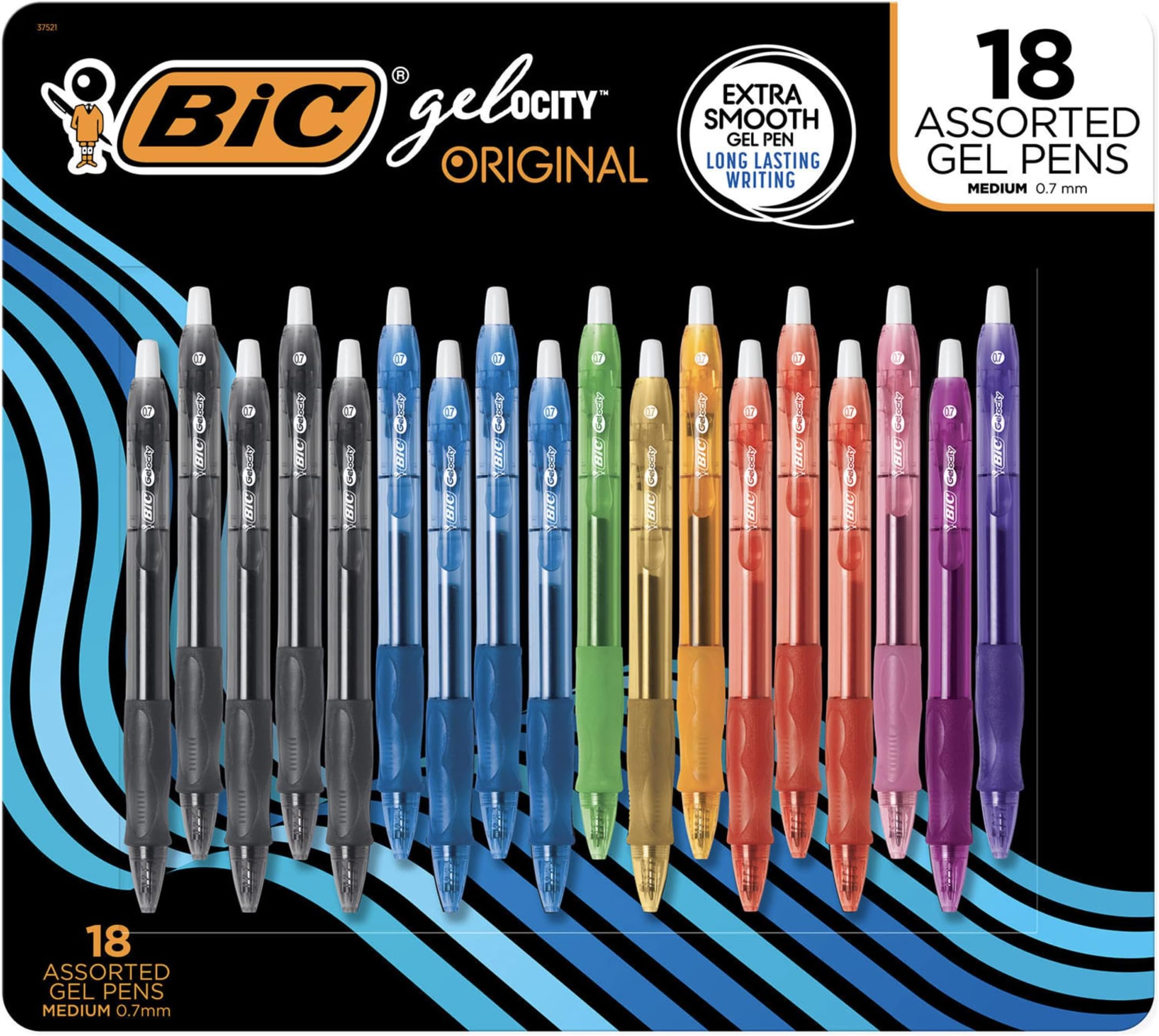 BIC Gelocity Quick Dry (Dries Up To 3x Faster) SUPER