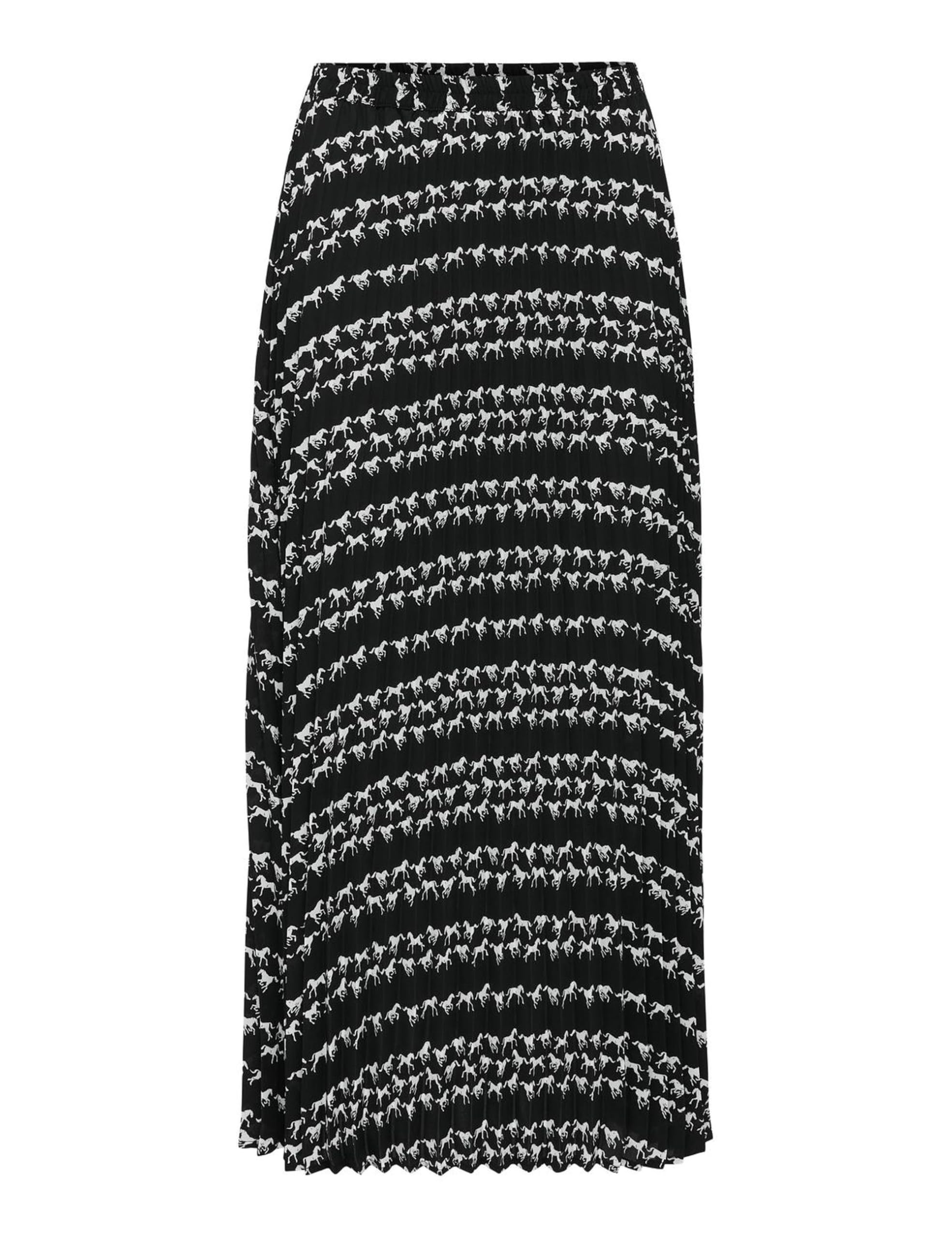 ONLY Damen Onlalma Life Poly Plisse Skirt AOP Rock