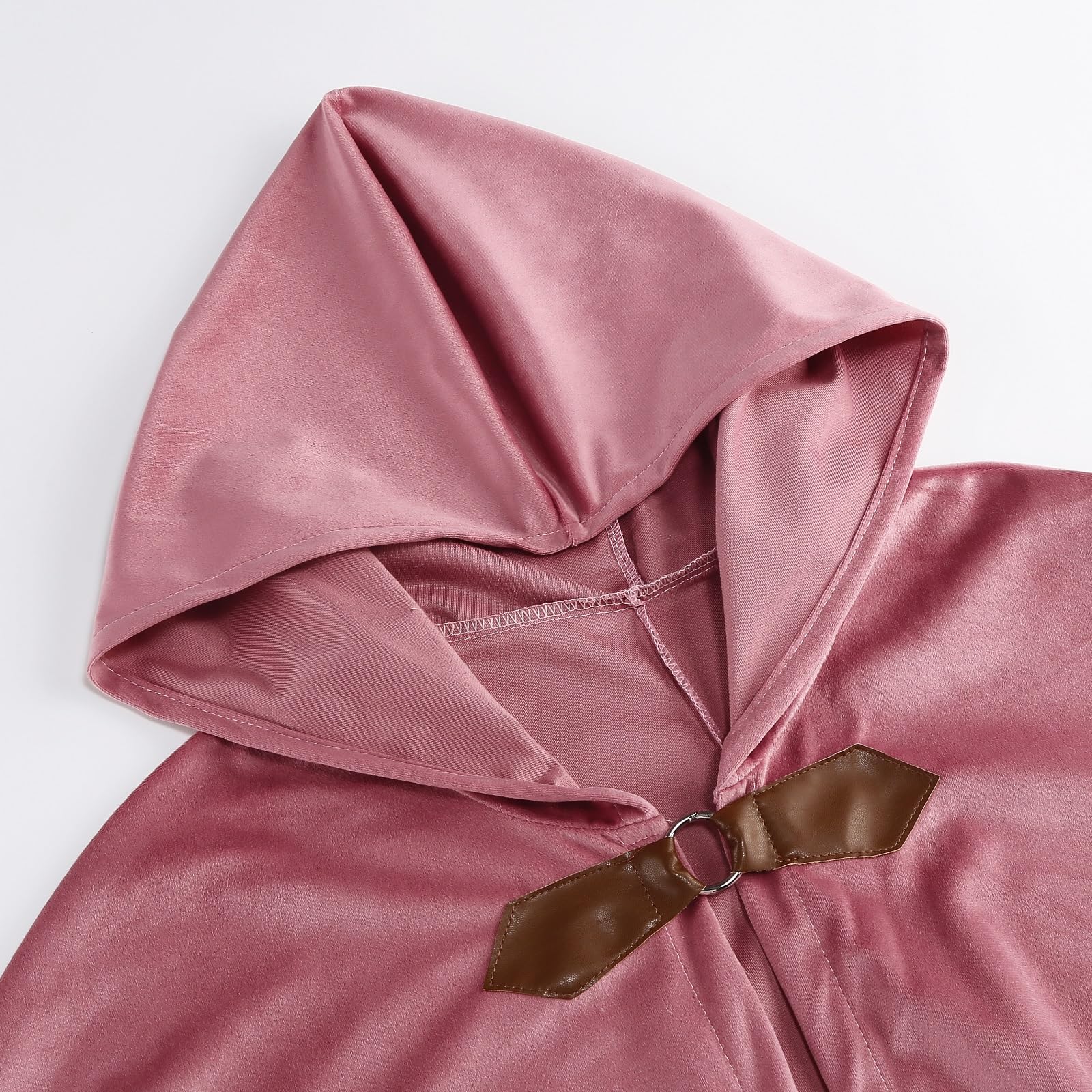 HAPNBCELE Adults Medieval Cloak with Hood - Image 3
