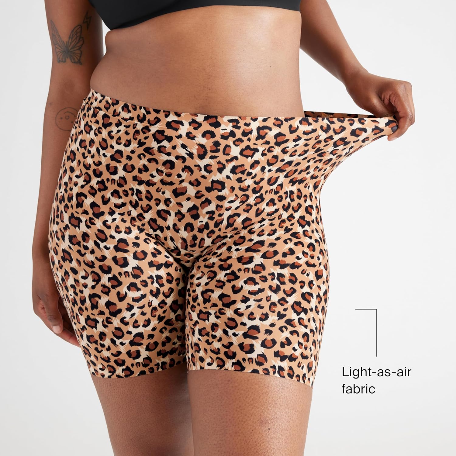 KNIX Women Leakproof Period Shorts Thigh Saver 6" – Light Flow Protection, Absorbs 1–3 Regular Tampons, Anti-Chafing
