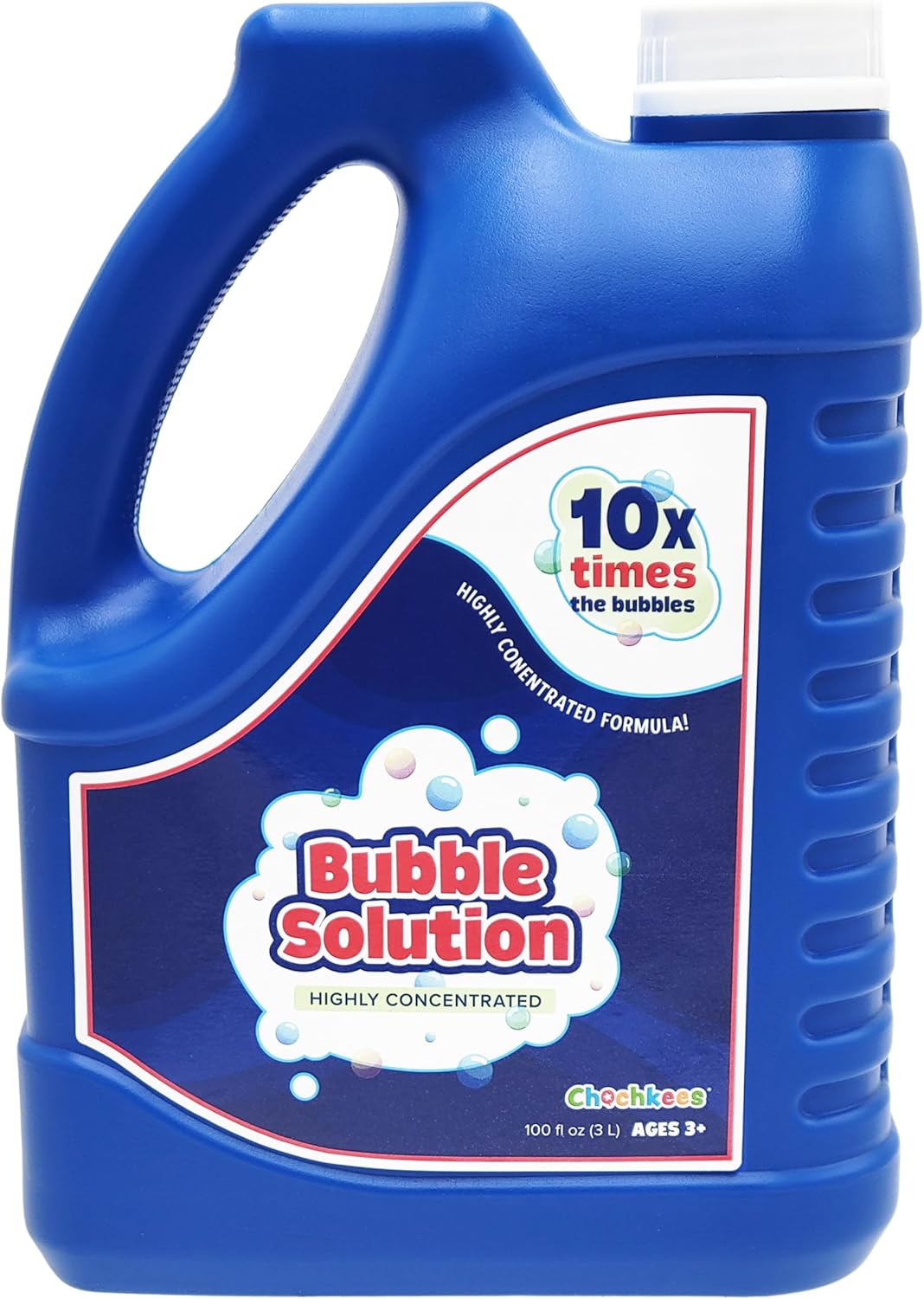 100 oz Concentrated Bubble Solution, Refills up to 8 Gallons, Non-Toxic Concentrated Solution for Bubble Machines, Giant Bubble Wands,Bubble Gun and Blowers (Single)