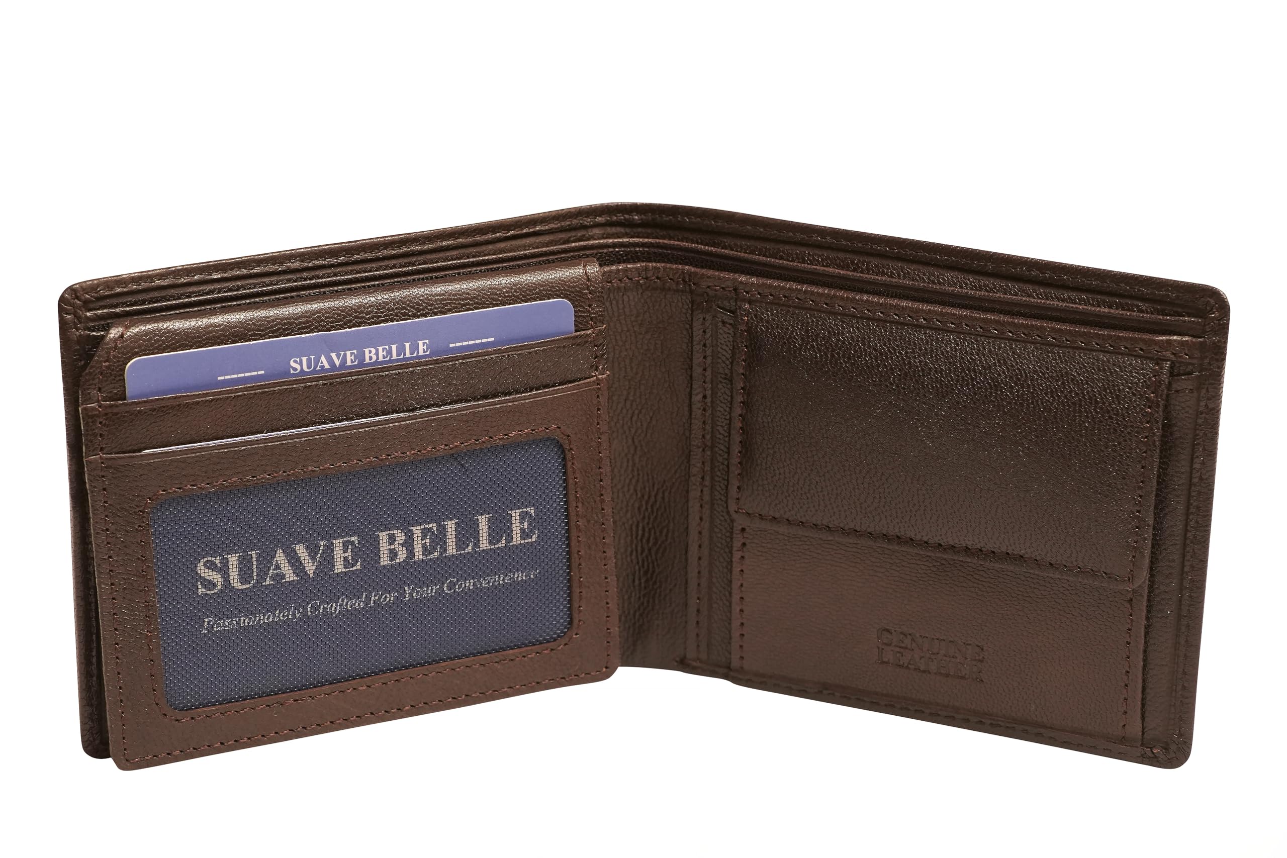 Premium Leather Wallet for Men Bi fold, Brown, LTHR24001-image-27