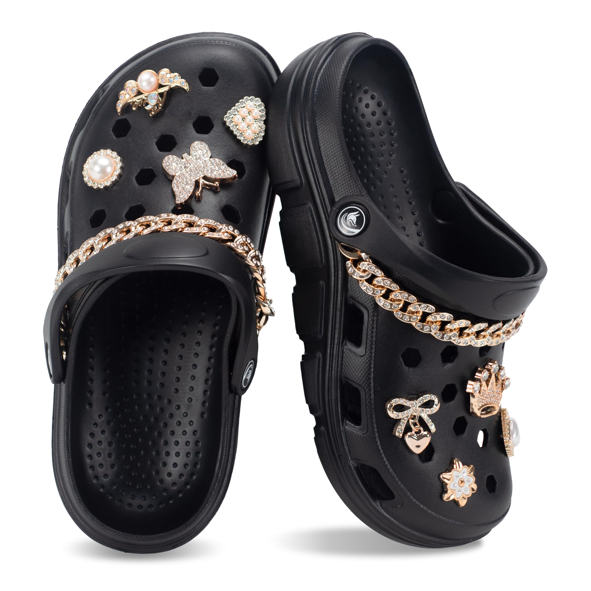 Garden Clogs for Women and Men,Slip On Work Shoes with Arch Support,Womens Mens Quick-Dry Water Shoes Casual Sandals,Comfortable Slippers