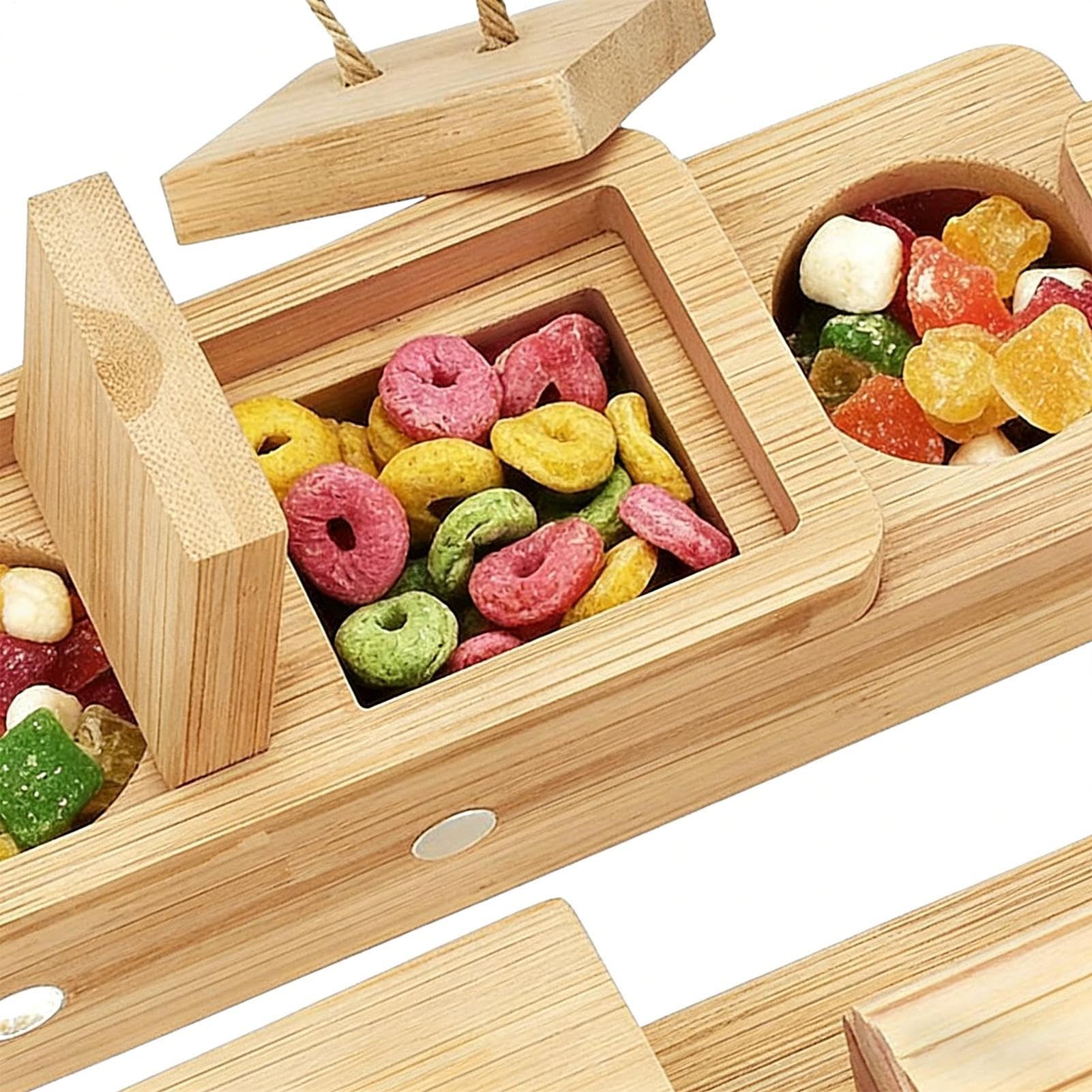 Generisch Hamster Enrichment Toys – Wooden Interactive Foraging Toy for Pet | Small Pet Puzzle Game | for Guinea Hog Hamster Ferret Bunny Chinchilla Hedgehog Gerbil
