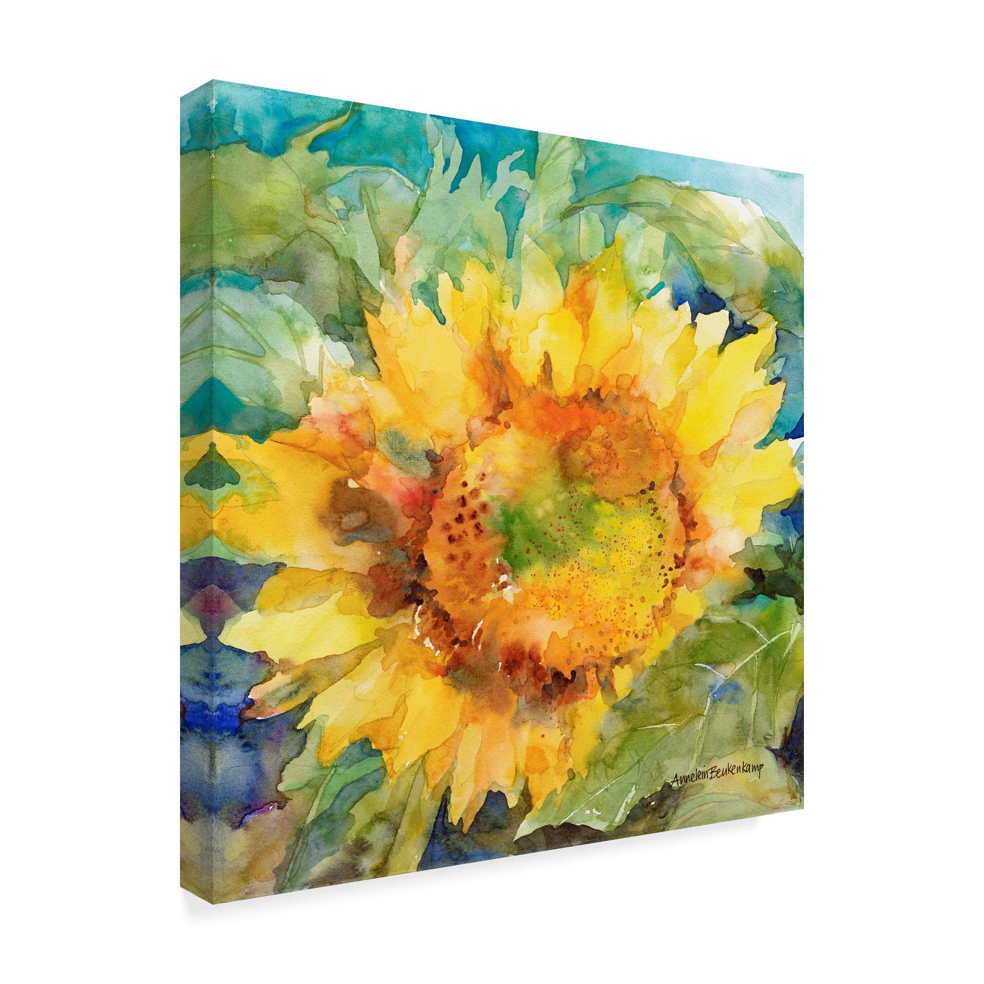 Trademark Fine Art ALI38108-C3535GG Sun Shower by Annelein Beukenkamp 35" x 35" Fine Art, 35x35-Inch, Multicolor
