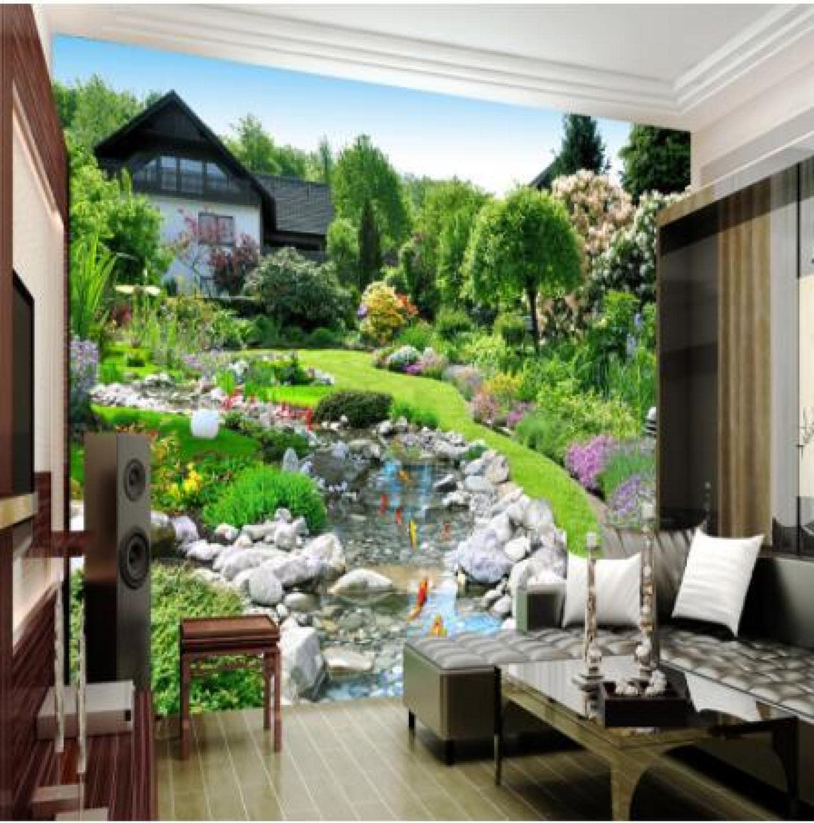 Mural 3D tapeta las i dom szer. 250 x wys. 175 cm dekoracja ścienna dom rzemiosło naklejka ścienna ścienna włóknina plakat naklejka do salonu