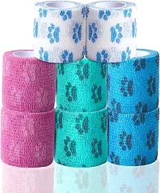 Envoltório autoadesivo - Bandagem de pata de cachorro para feridas - envoltório veterinário para cães - elegível para FSA e HSA - envoltório veterinário para cuidados com feridas, cuidados com patas -
