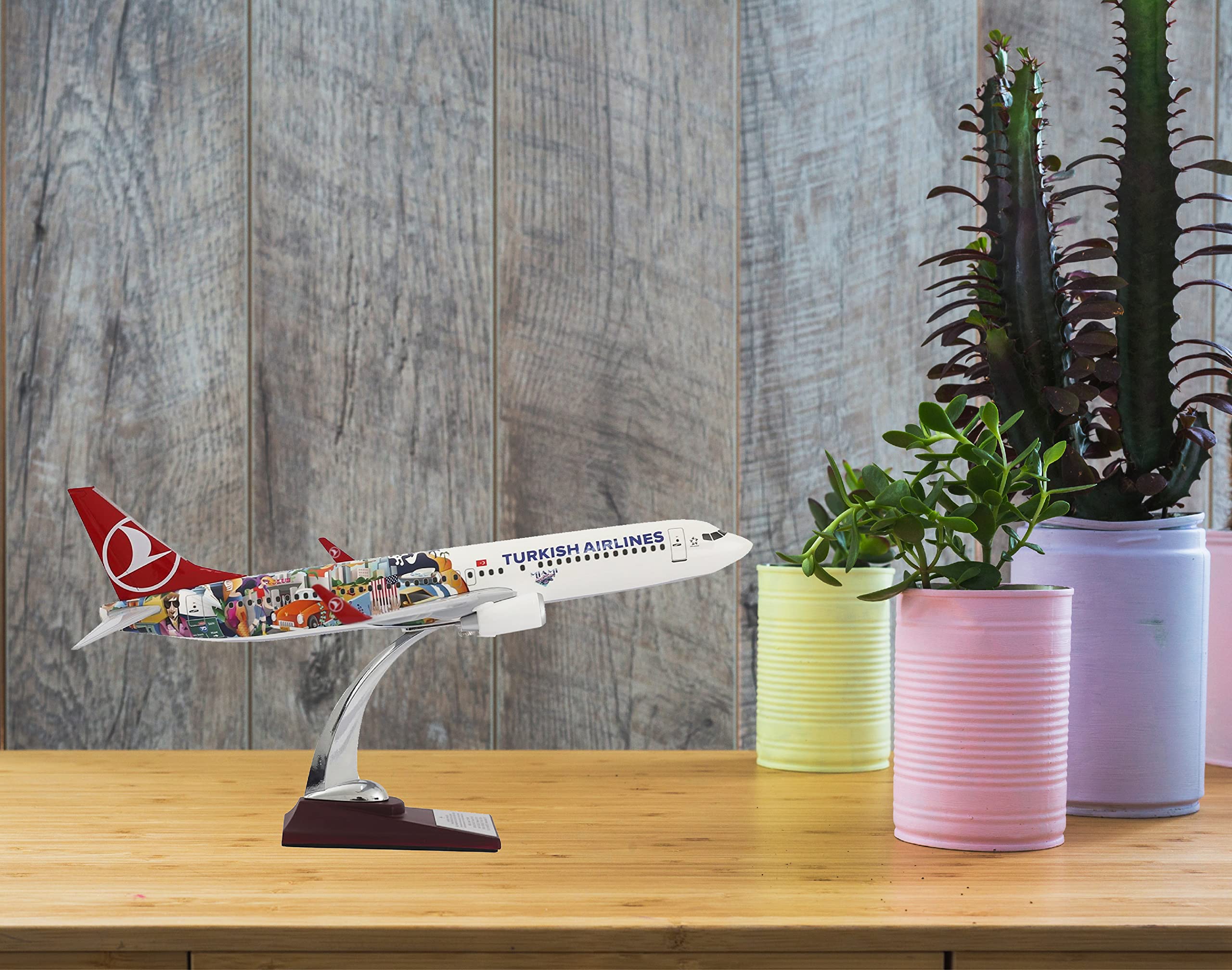 Zekupp Turkish Airlines Licensed Boeing 737-800 1/100 Miami