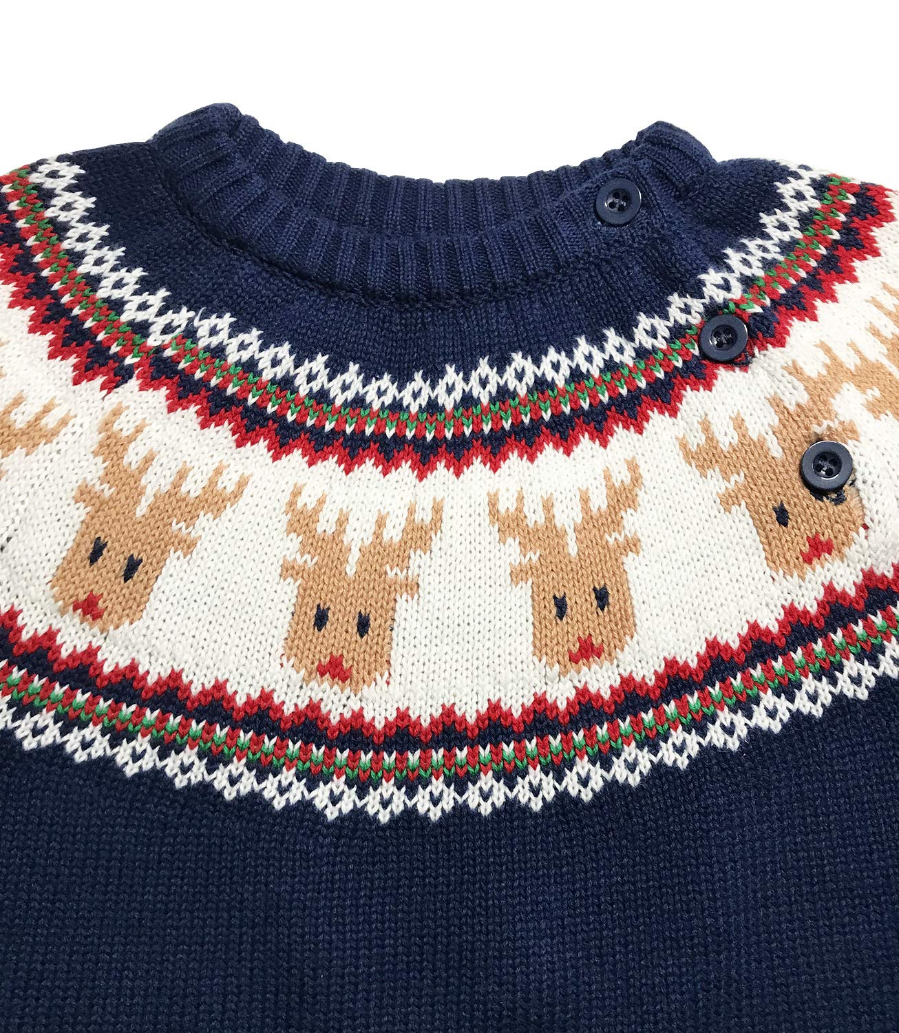 Baby Toddler Boys Girls Sweater Knit Christmas Sweatshirt Little Kids Pullover Cotton Winter Warm Tops Coat Clothes