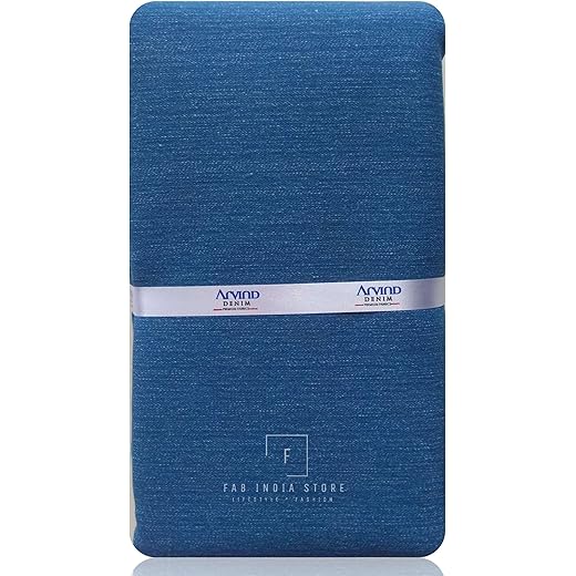 Denim Fabric Jeans Cloth Aqua Blue 1.30 Meter