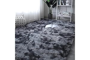 ROCYJULIN Soft Fluffy Area Rugs 8x10 Gray