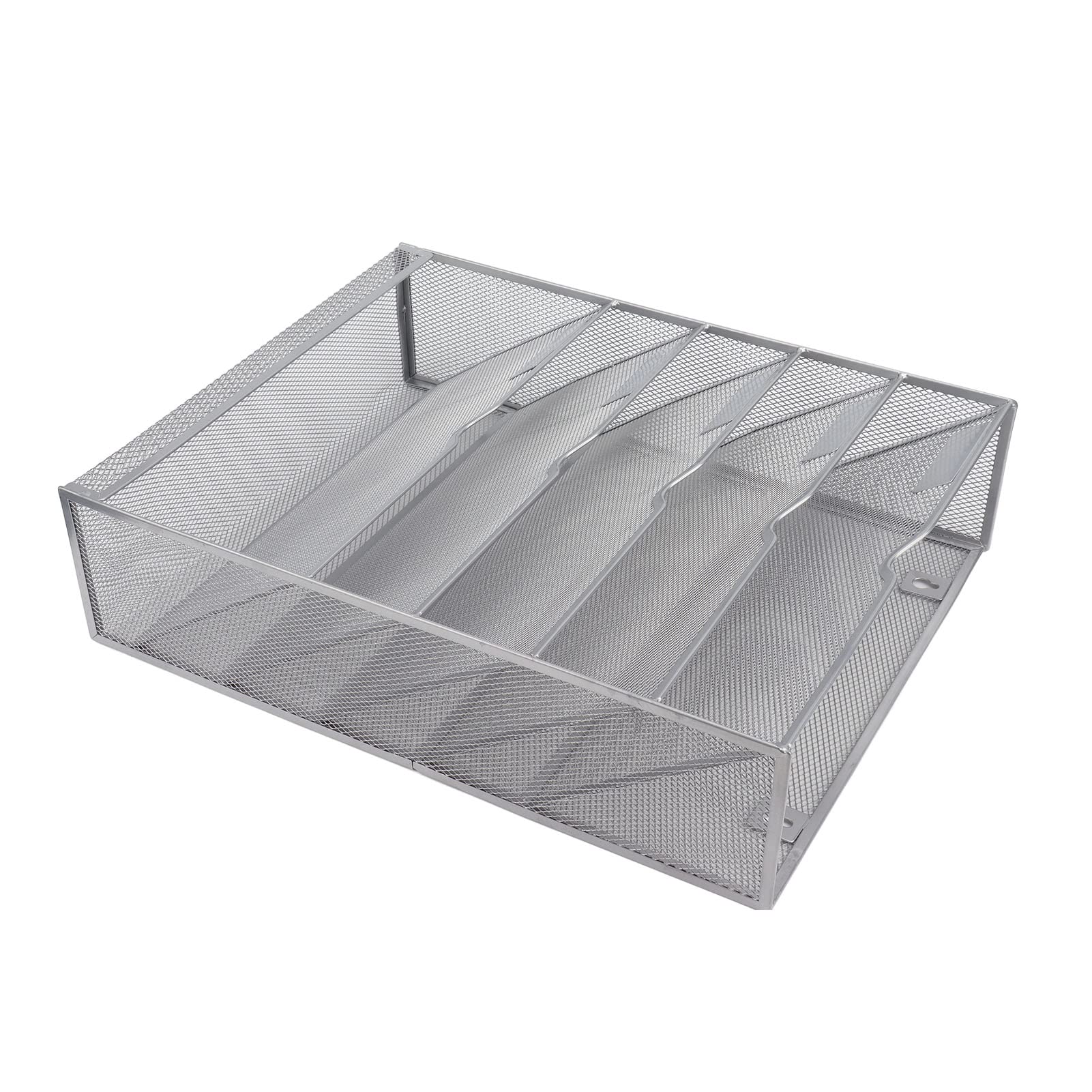 5 Tier Hanging Wall Files, File Organizer Space Saving Humanized Files, Mail for Wall, Mesh Design Iron Mounted Holder Office Home Organize Papers, Folders, Clipboar