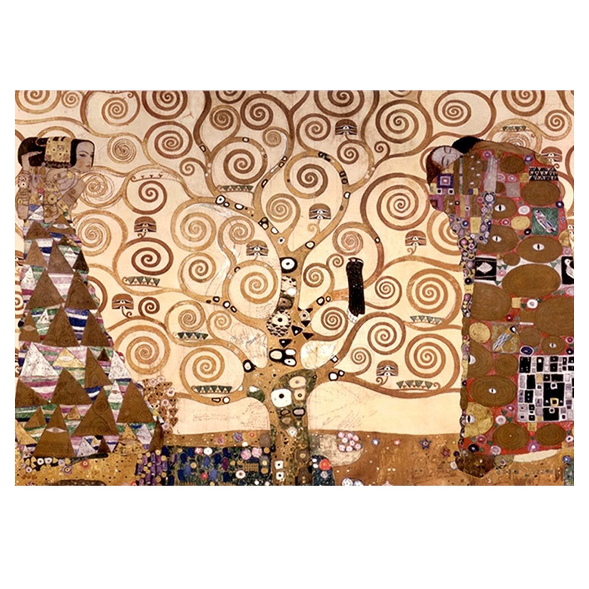 巨大 クリムト 生命の木 抽象画 Tree of Life キャンバス 青 巨大 クリムト 生命の木 抽象画 Tree of Life キャンバス 青