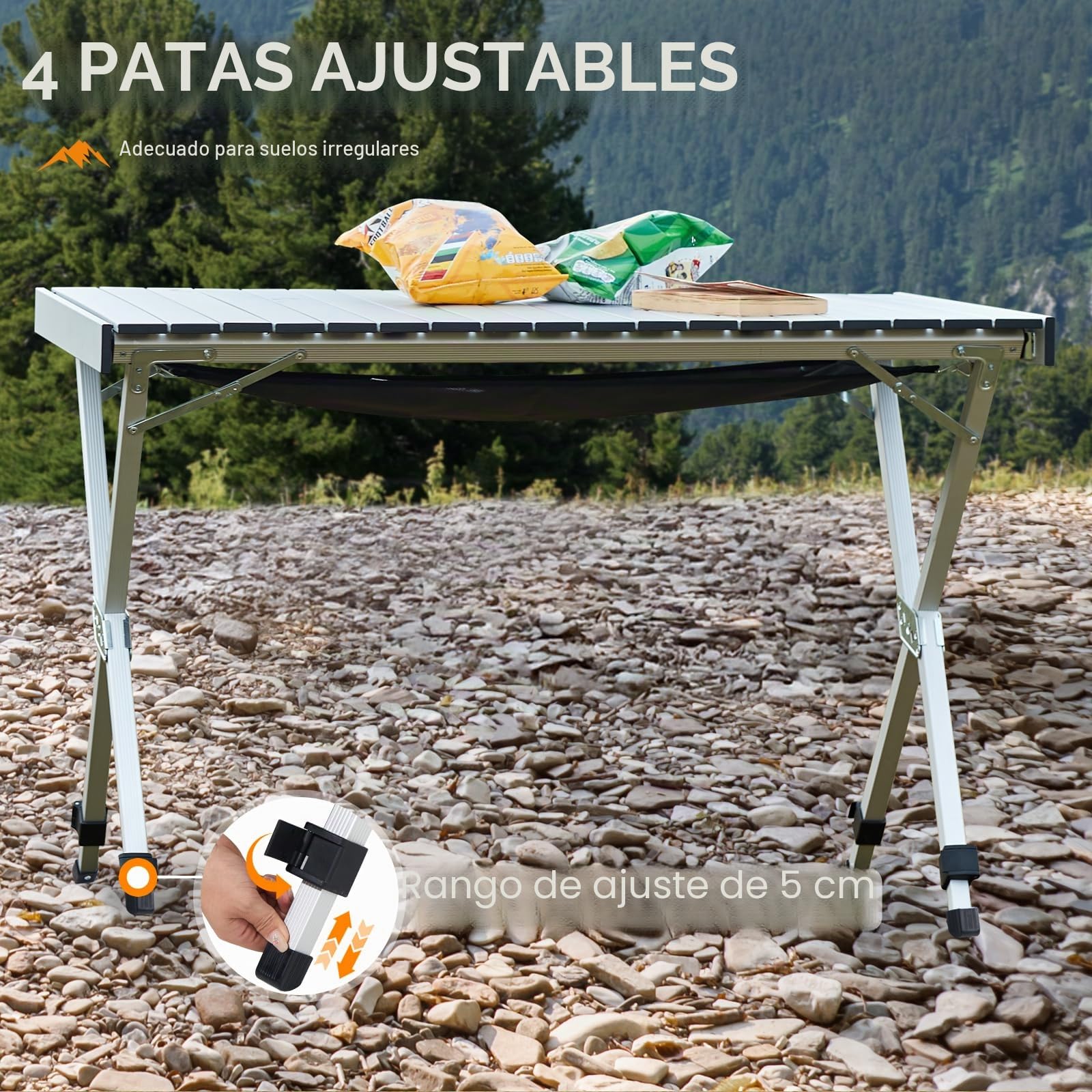 Portal Mesa de camping plegable