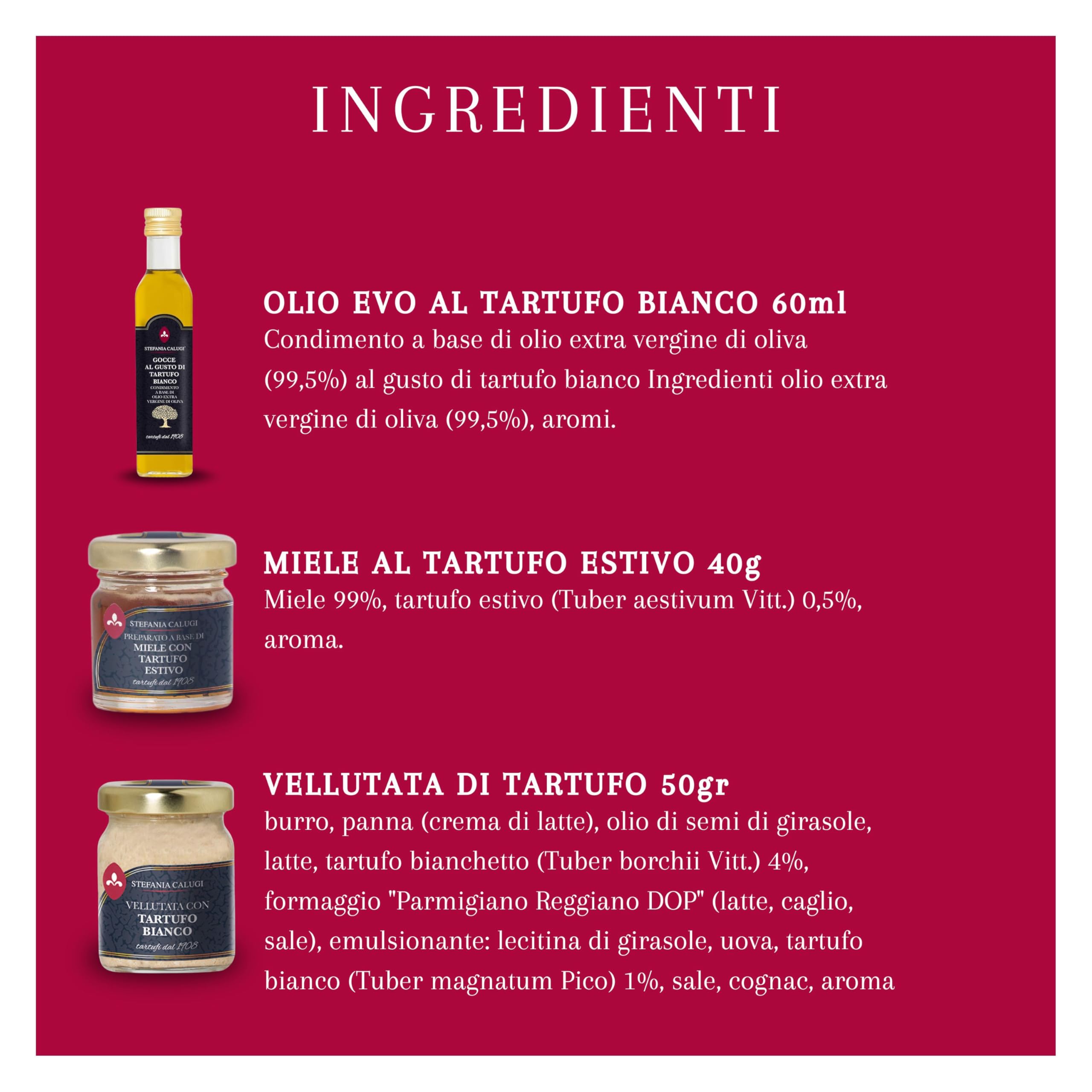 Stefania Calugi - Confezione Regalo al Tartufo (BOX - TRIS TARTUFI)